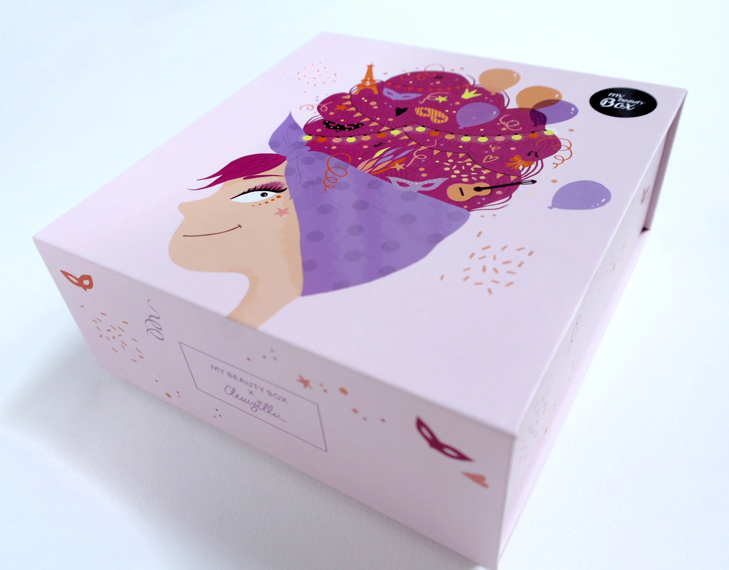 illustratrice féminine packaging