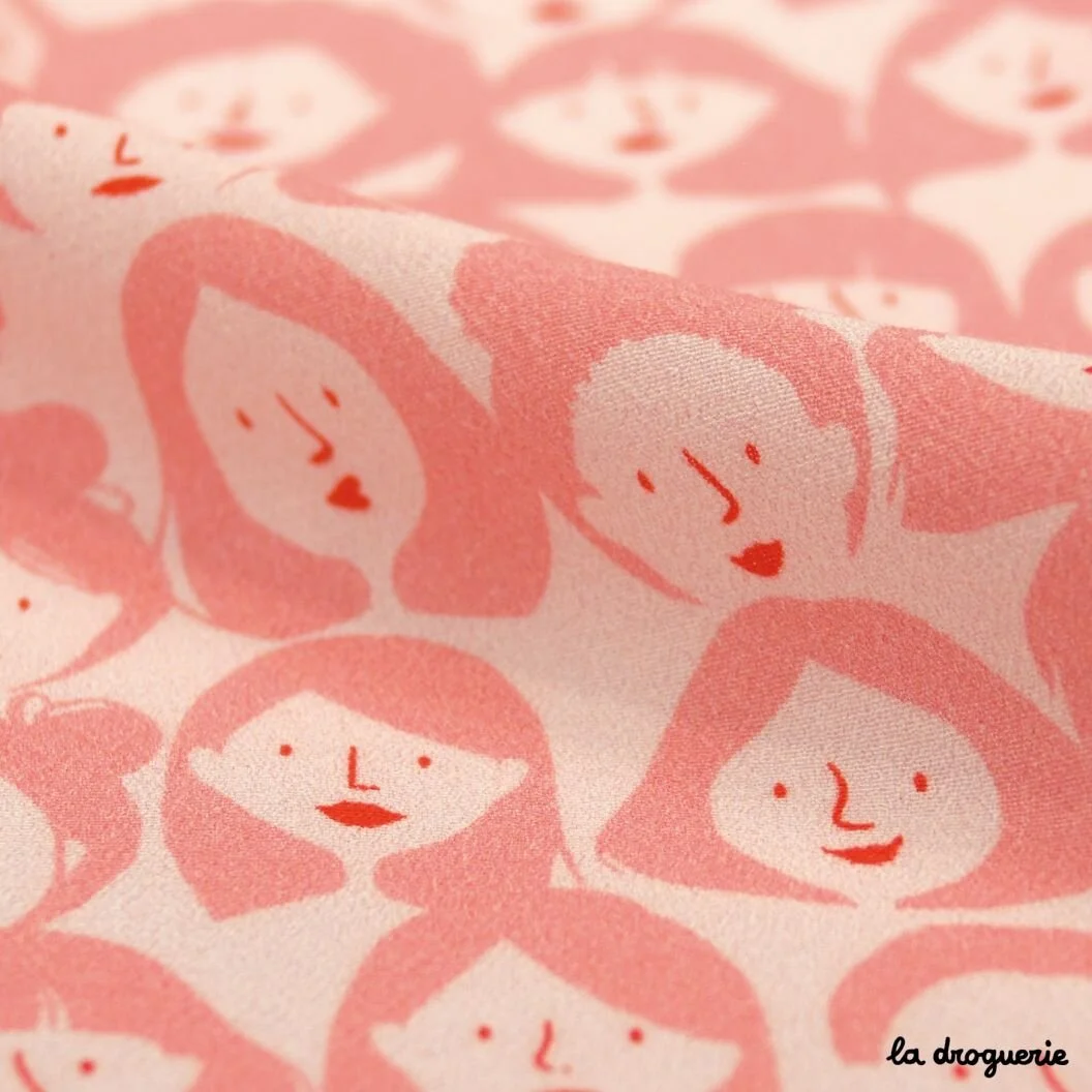 Motif exclusif Mesdemoiselles pour La Droguerie design textile