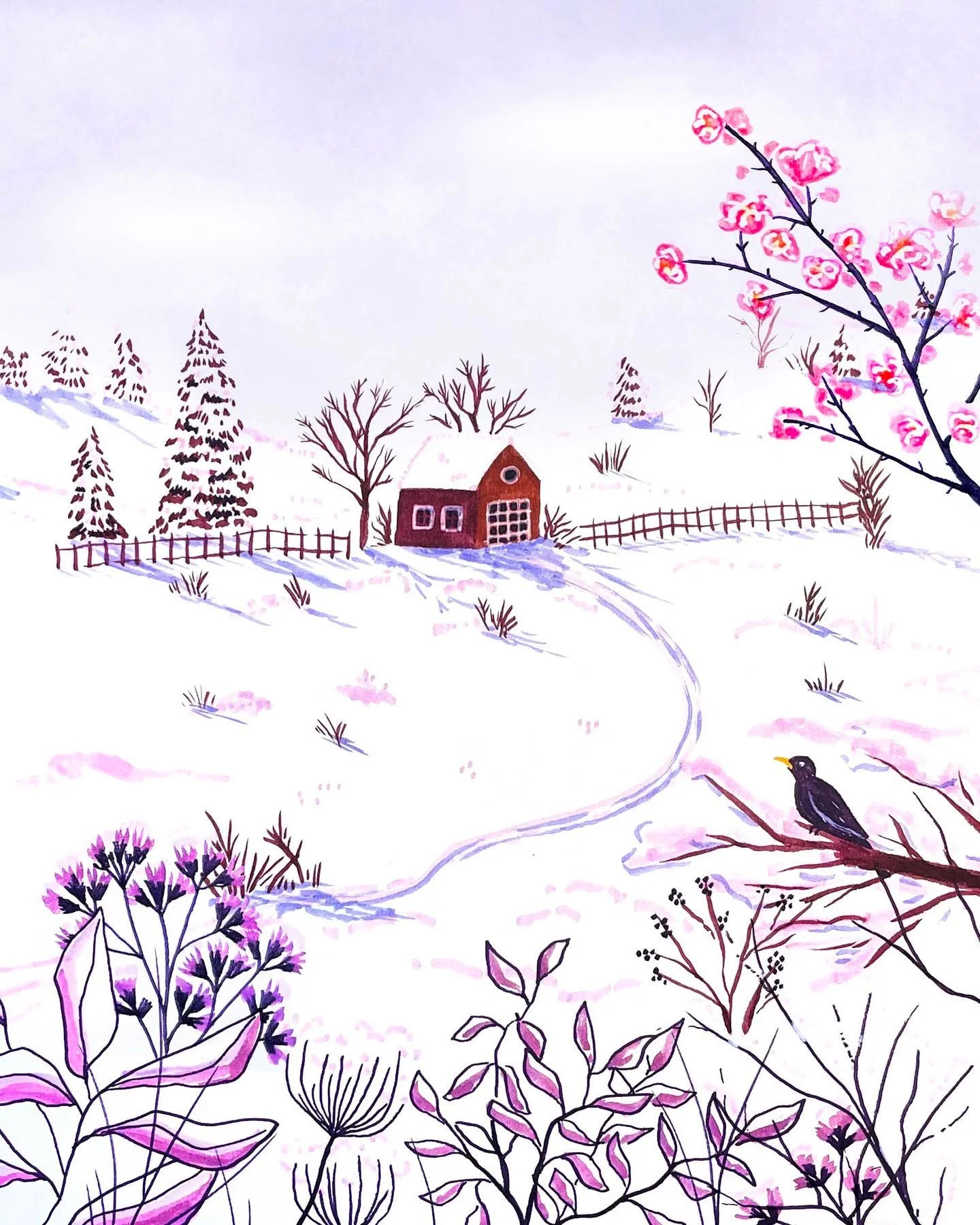 Il semblerait que toutes vos stories enneig&eacute;es m'aient quelque peu inspir&eacute;. ❄