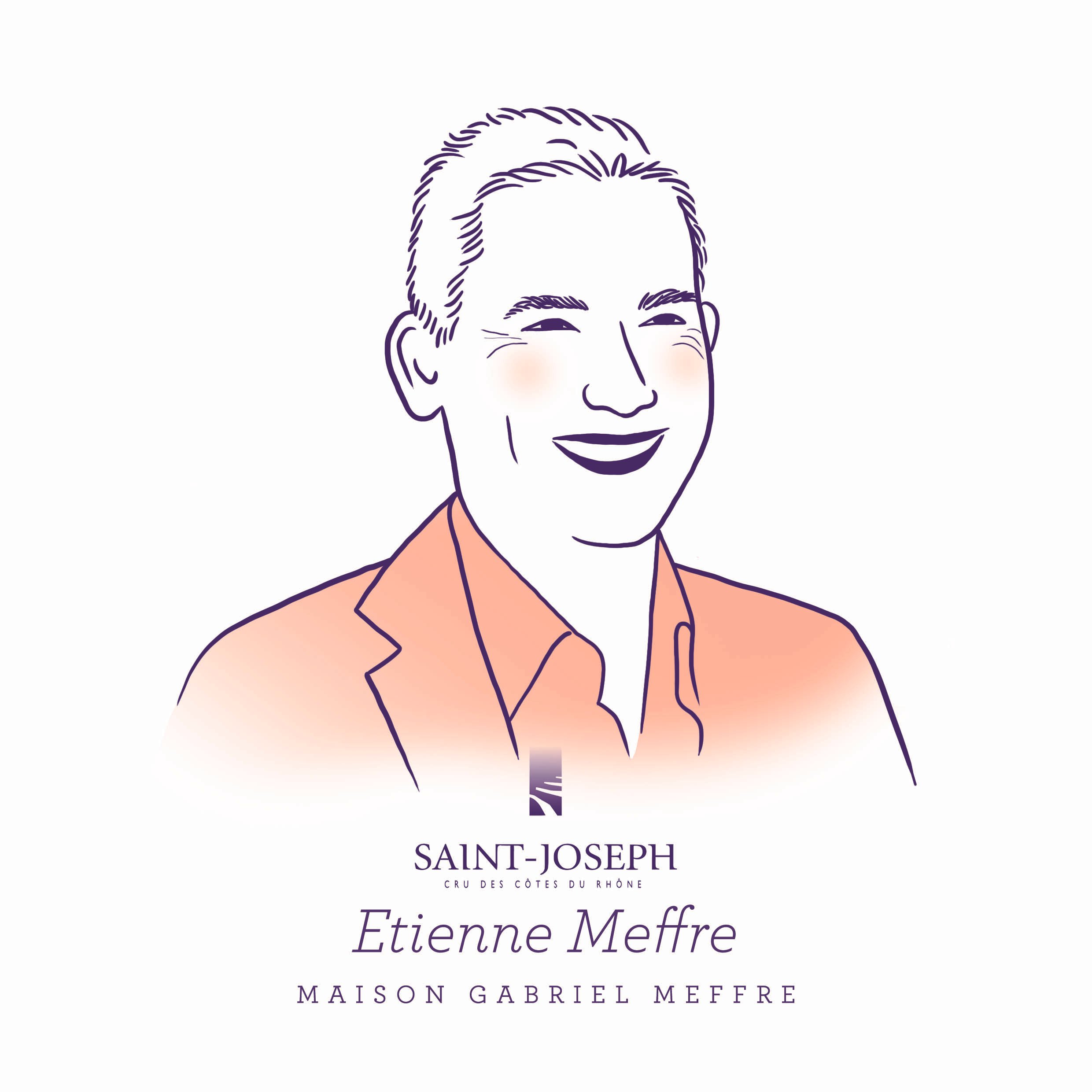 Portrait de vigneron, illustrations, portraits illustrés