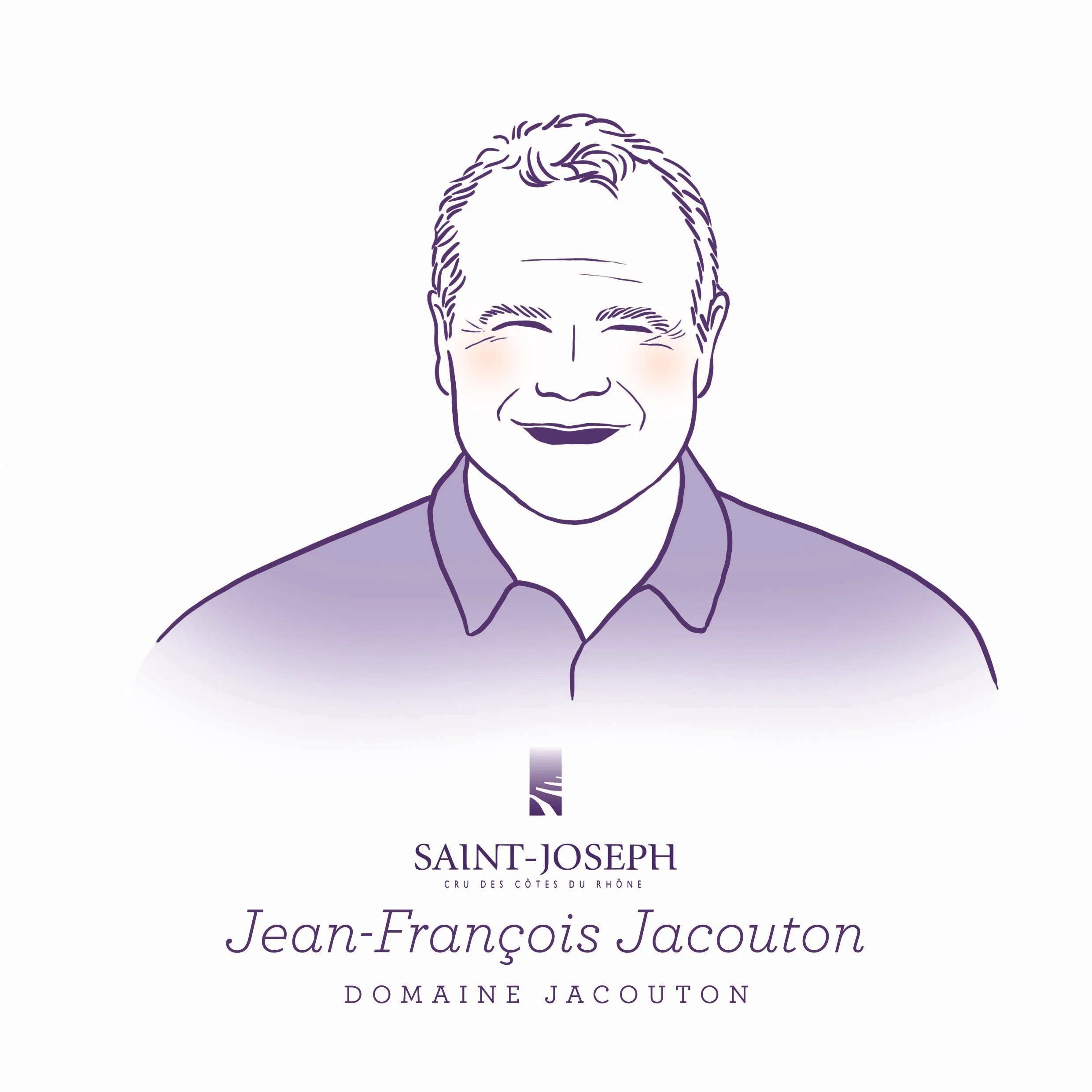 Portrait de vigneron, illustrations, portraits illustrés