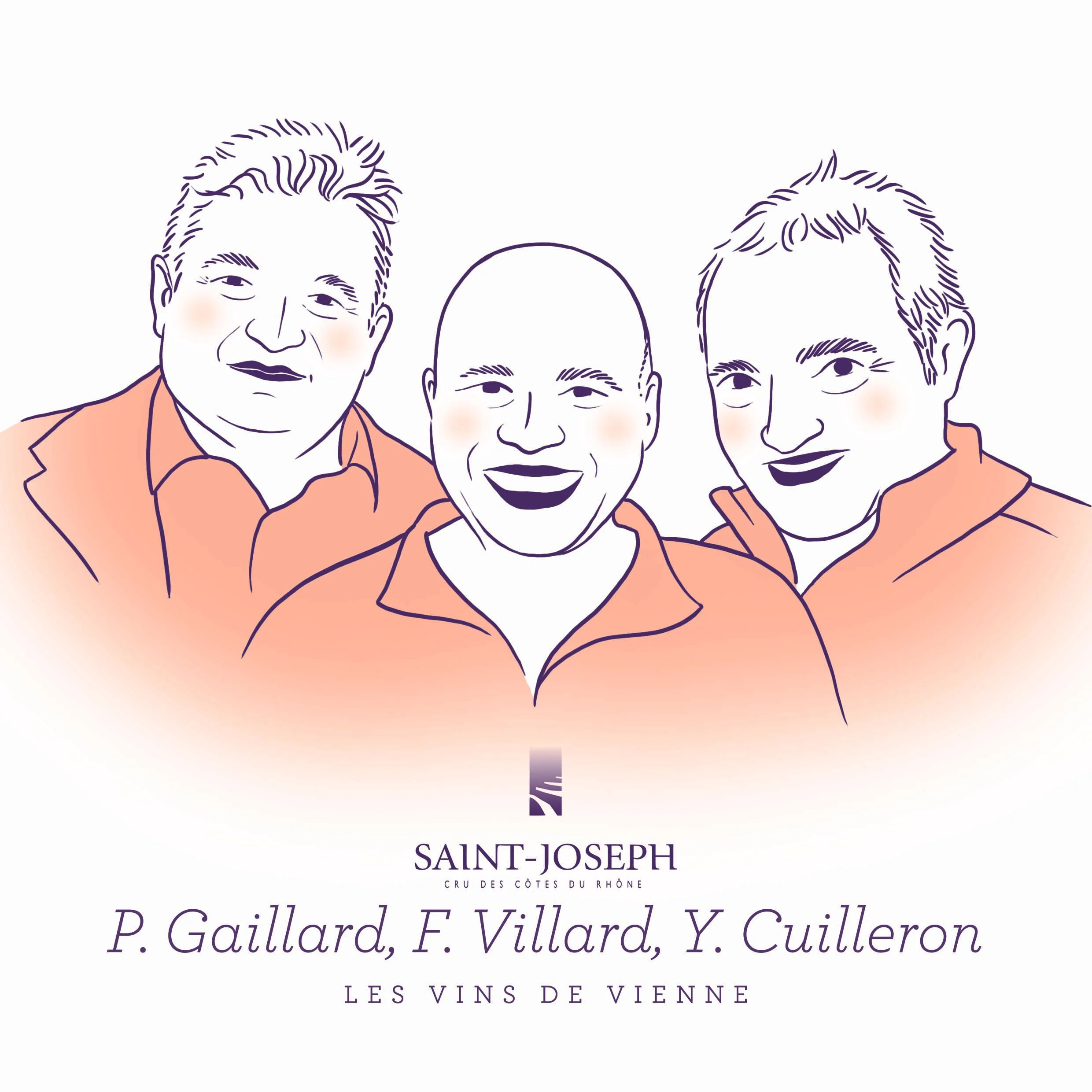 Portrait de vigneron, illustrations, portraits illustrés