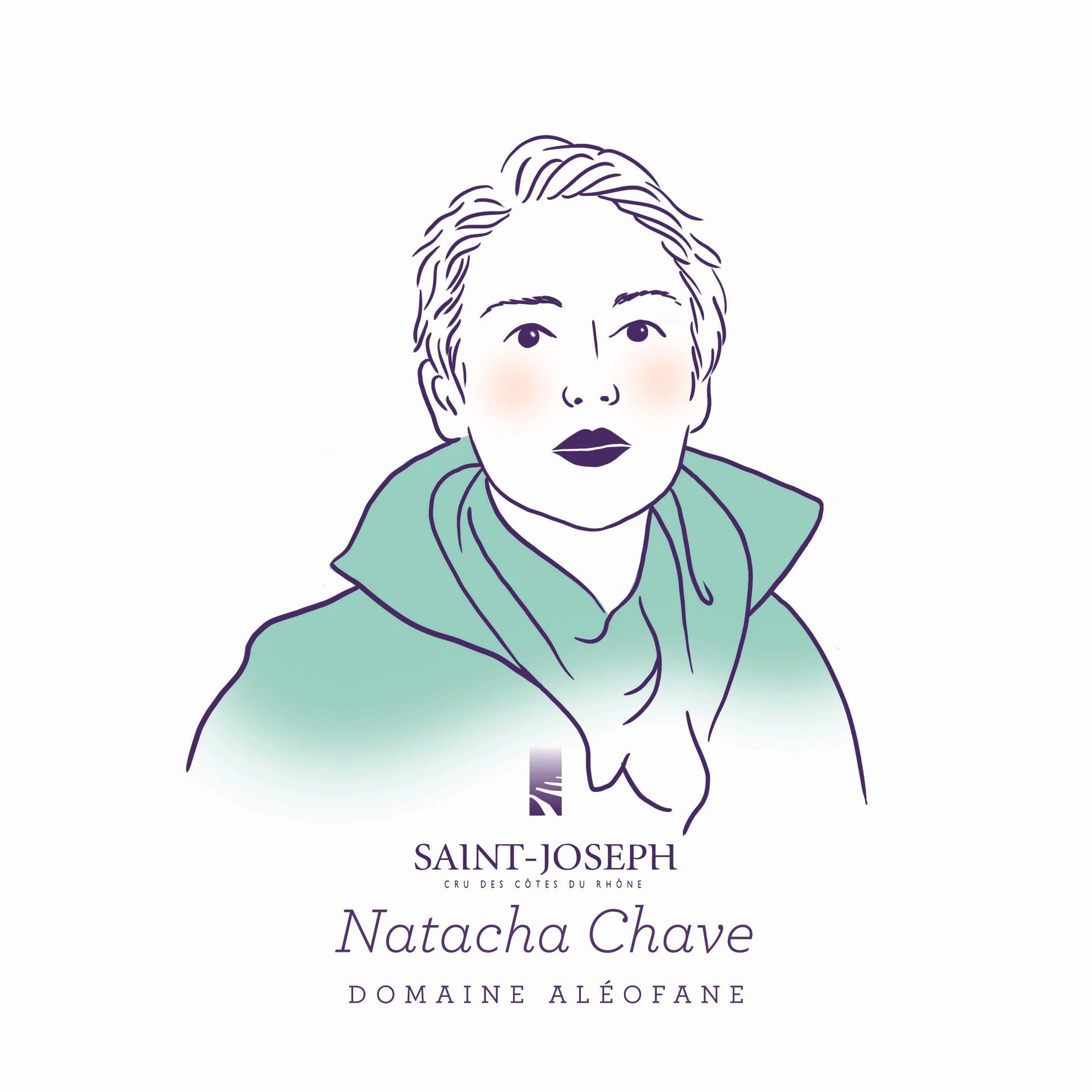 Portrait de vigneron, illustrations, portraits illustrés