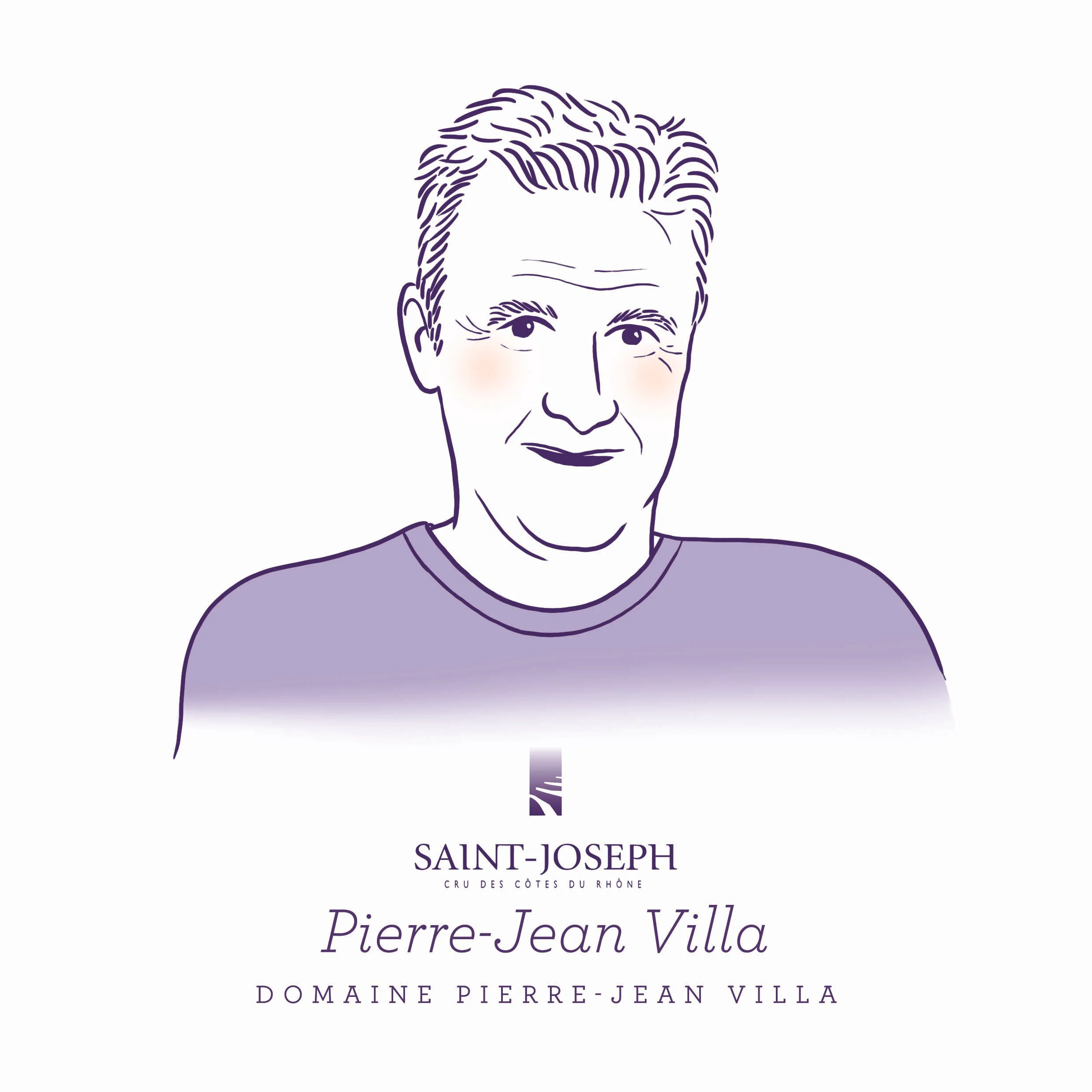 Portrait de vigneron, illustrations, portraits illustrés