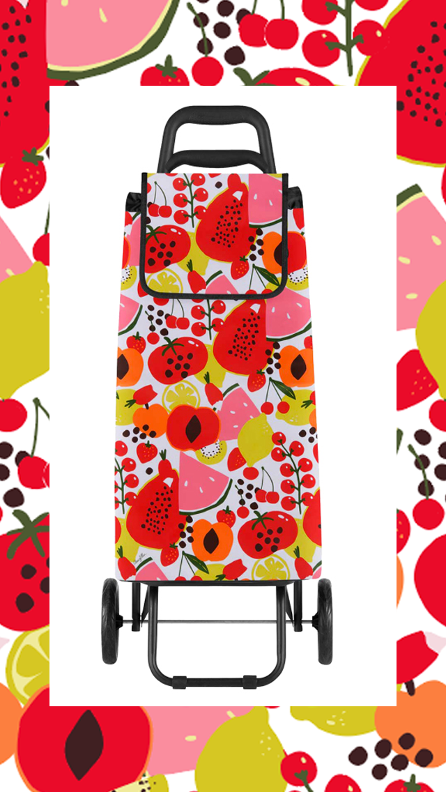 Collection d’objets illustrés pour la cuisine - motif Fruits - Surface pattern designer freelance
