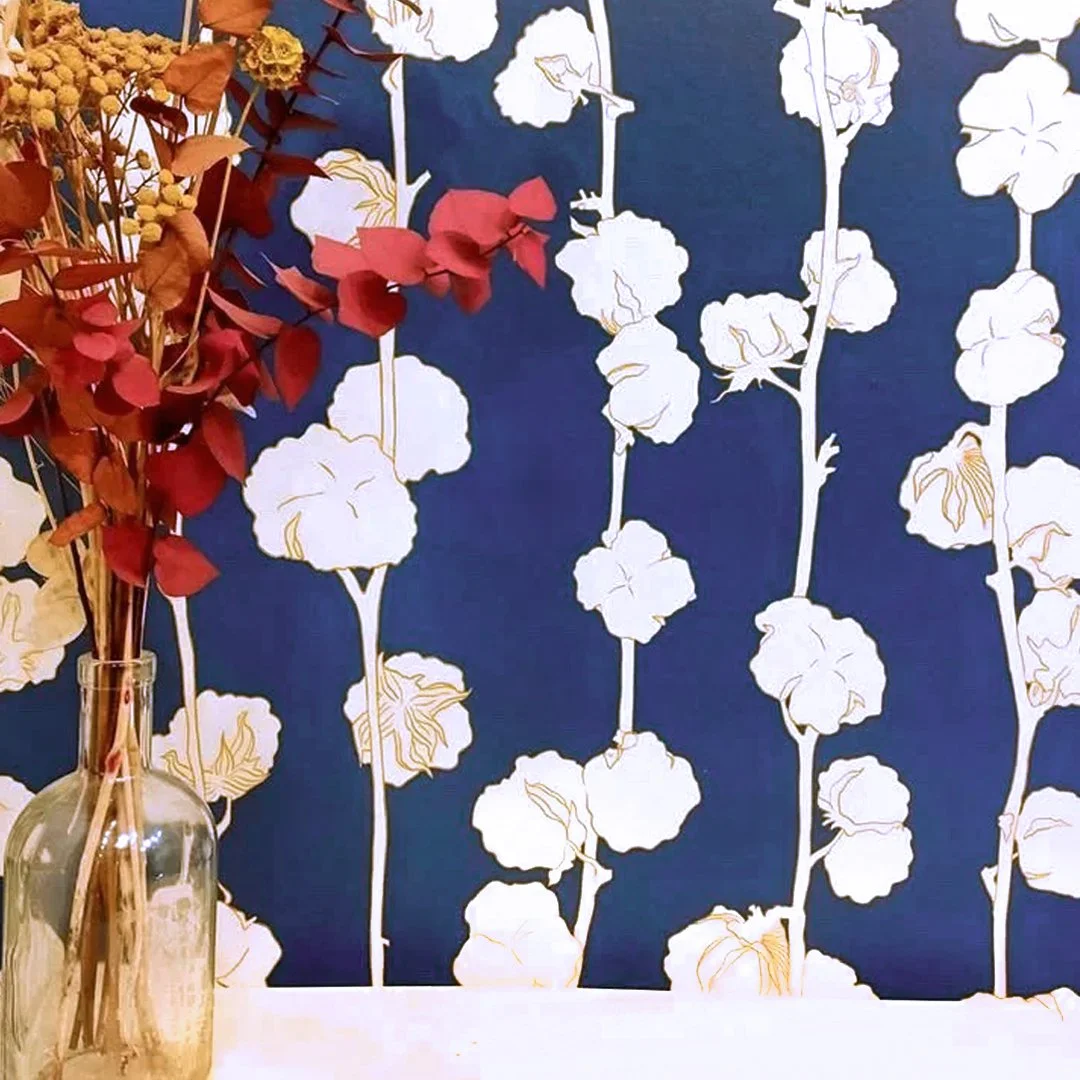 Designer motif papier peint pour commercants