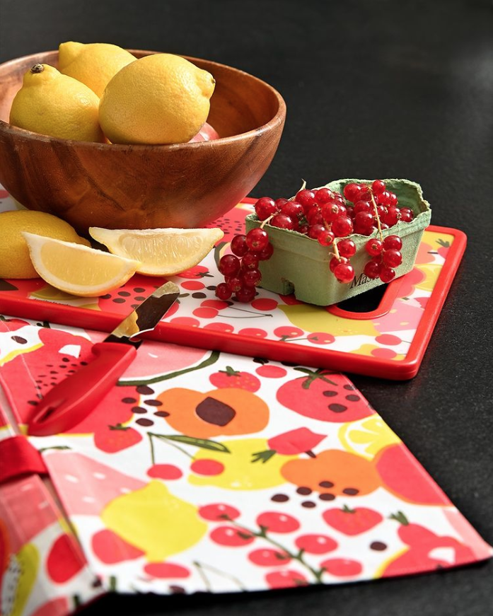 Collection d'objets illustrés pour la cuisine - Motif coloré - Surface pattern designer