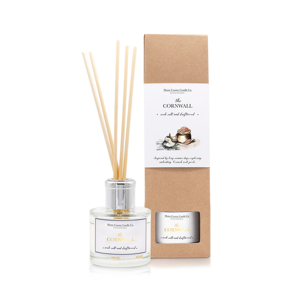 The Cornwall - Rock Salt and Driftwood Reed Diffuser