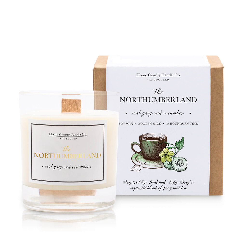 The Northumberland - Earl Grey and Cucumber Soy Candle 