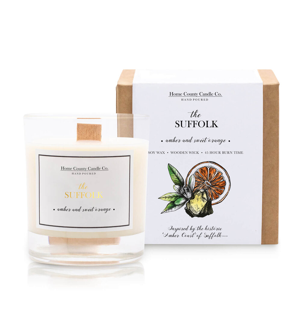 The Suffolk - Amber and Sweet Orange Soy Candle
