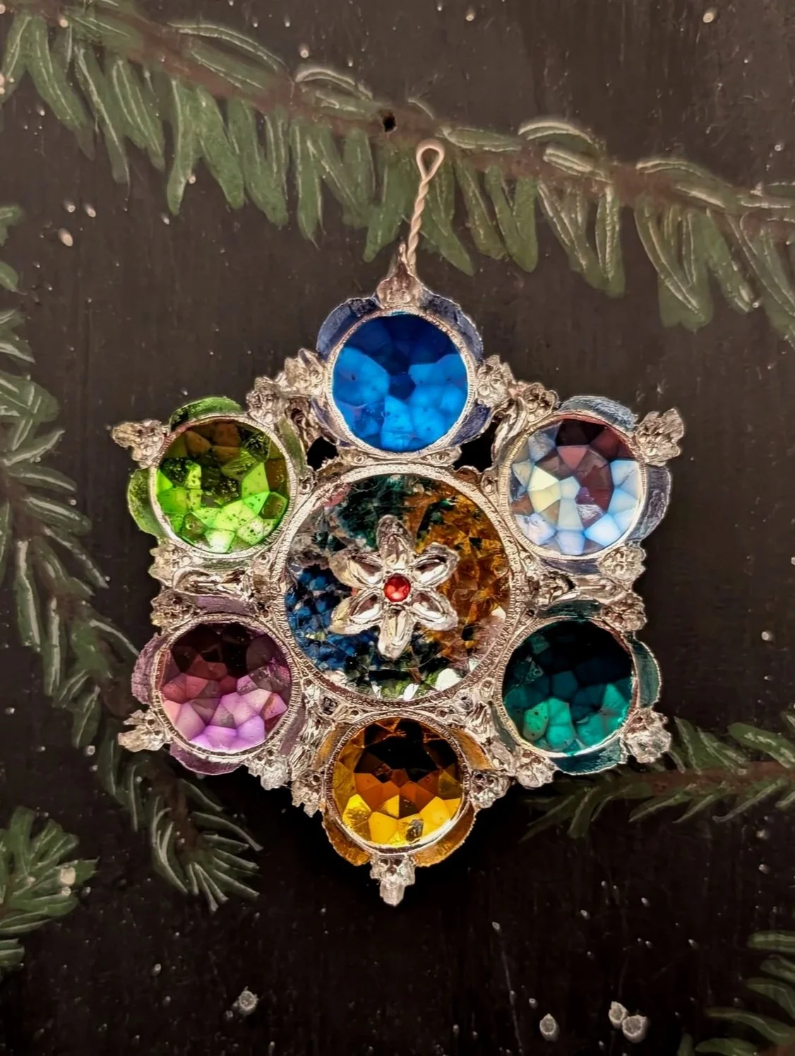 Holographic Round Snowflake PREORDER