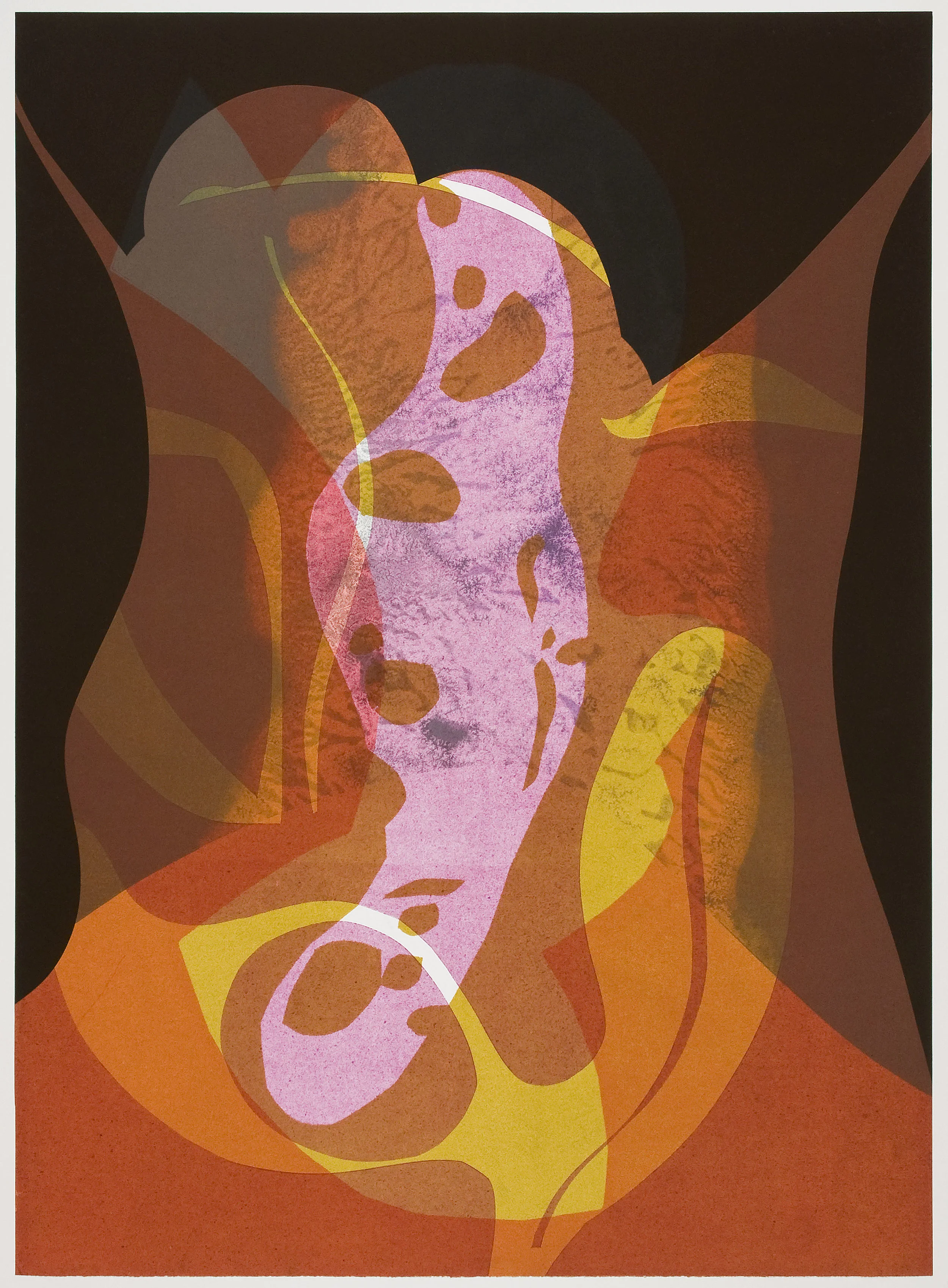 Untitled (XII) , 2012 Monotype Image & Paper: 29 x 21 inches
