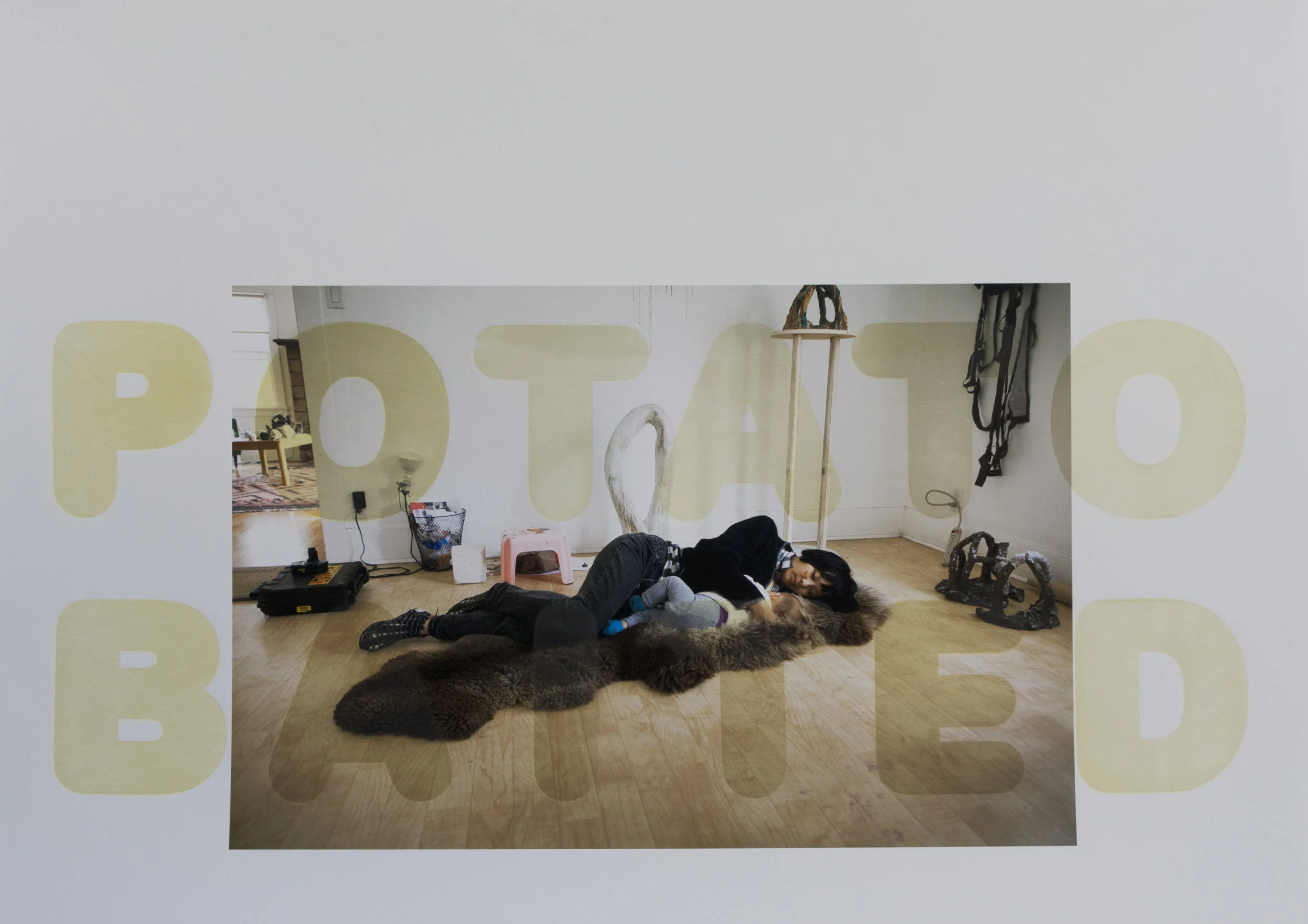 Potato Bated , 2013 Archival ink jet with wood letters Image & Paper: 33 x 24 inches Edition of 3