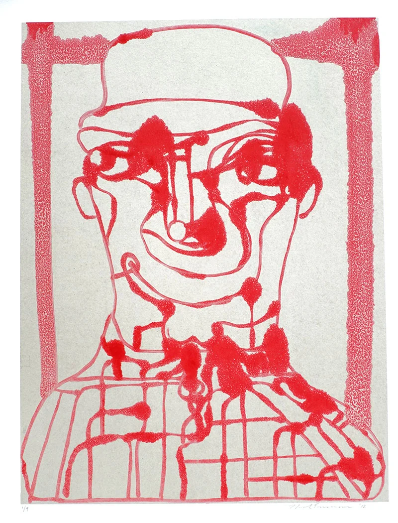   Josh (I) , 2012 Monotype Image size: 24.25 x 18.25 inches Paper size: 30 x 22 inches Series of 9 