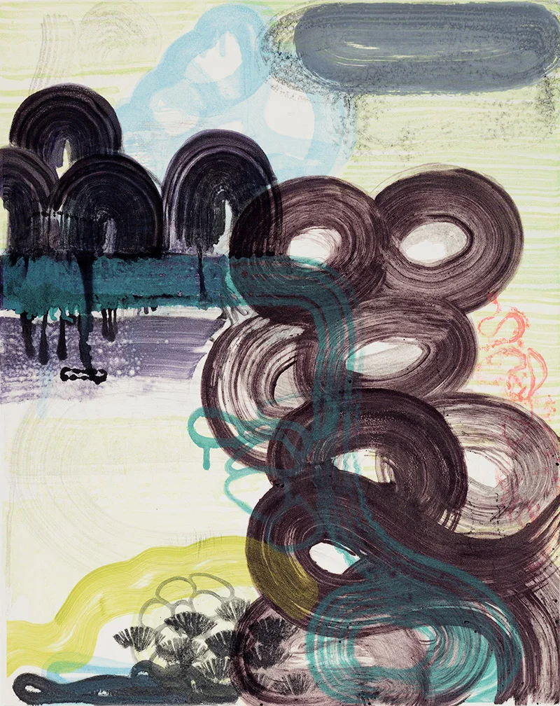 Persephone's Garden (IX) , 2015 Monotype Image Size: 20 x 16 inches Paper Size: 30 x 22 inches Series of 12