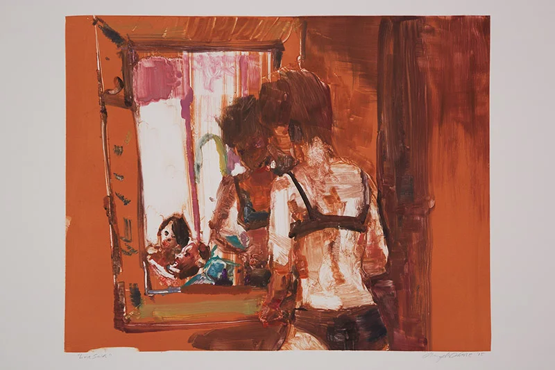 Louise Smith (IV) , 2015 Monotype Image Size: 16 x 20 inches Paper Size: 22 x 30 inches Series of 24