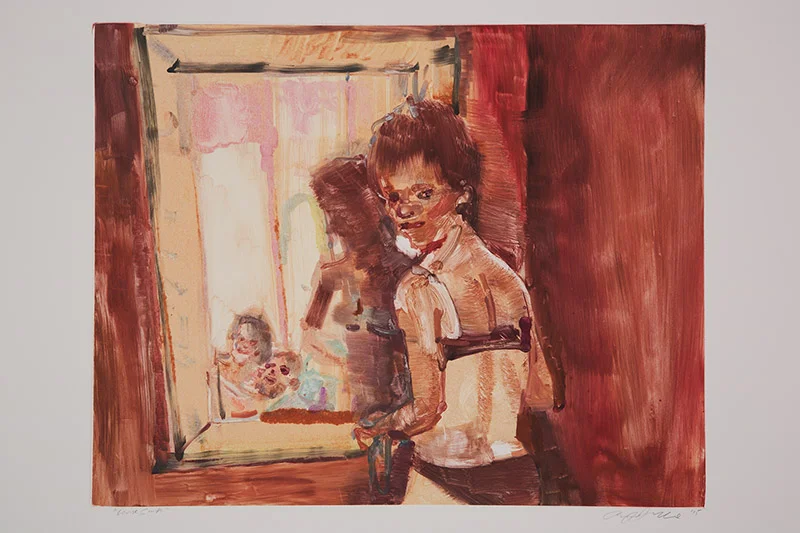 Louise Smith (IV) , 2015 Monotype Image Size: 16 x 20 inches Paper Size: 22 x 30 inches Series of 24