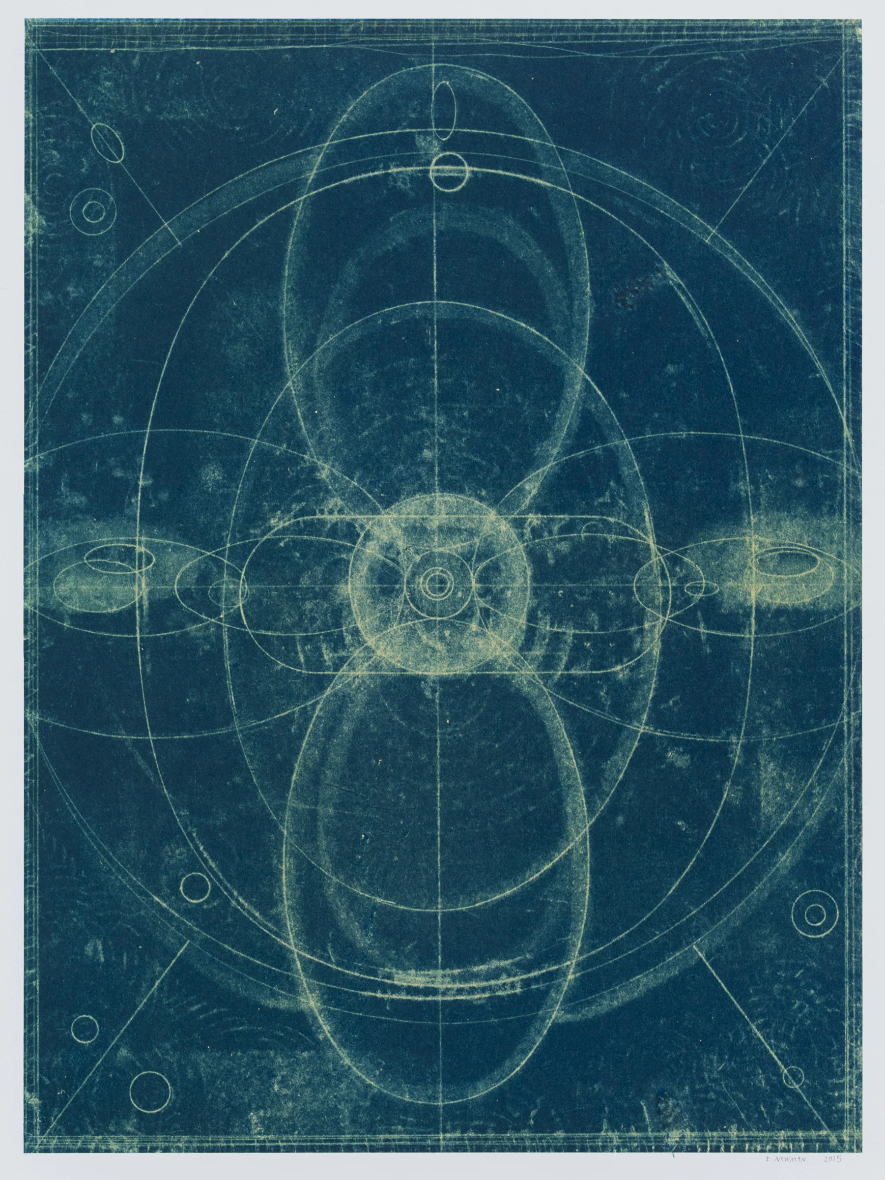 Untitled (XII) , 2015 Monotype Image Size: 20 x 16 inches Paper Size: 30 x 22 inches Edition of 15