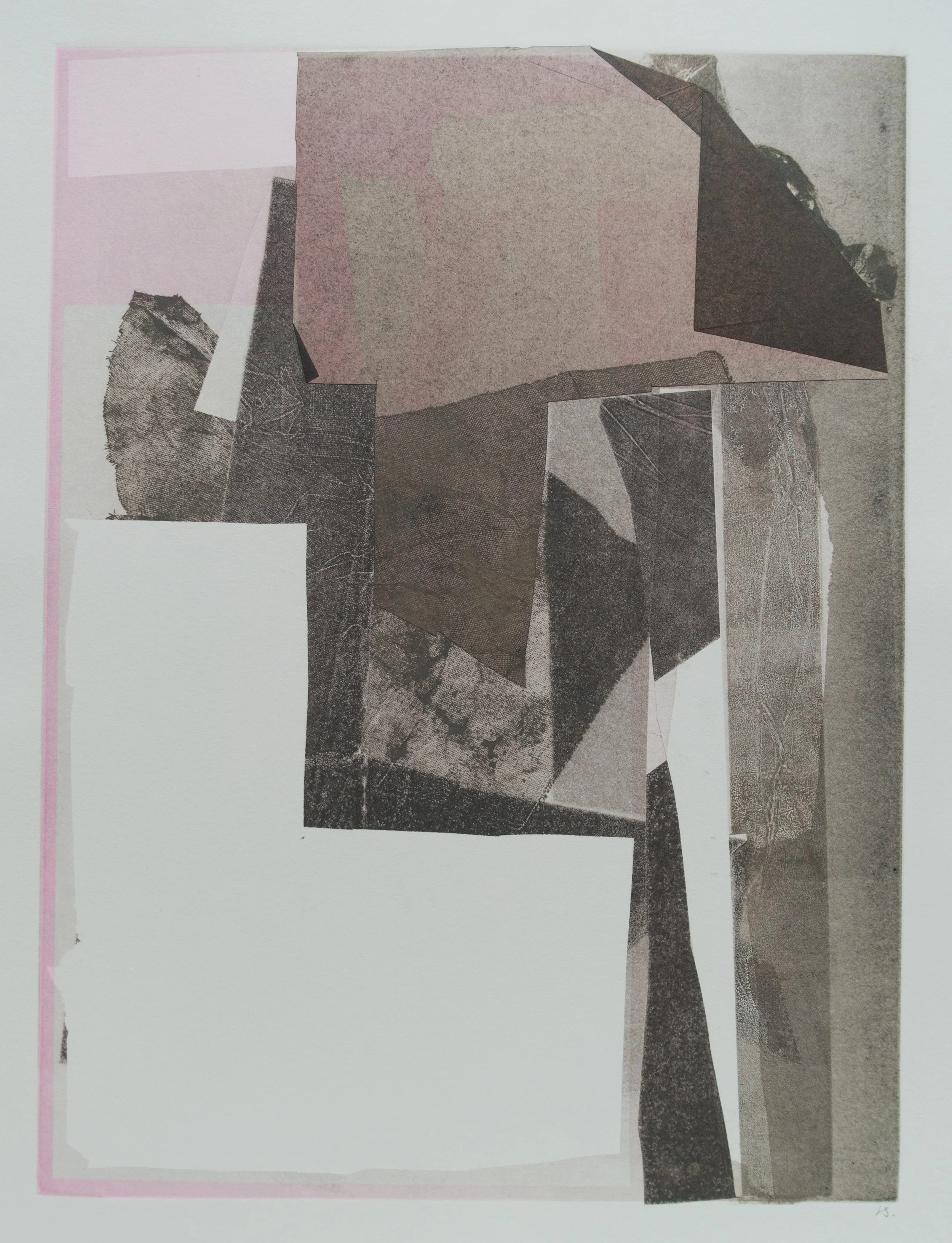 Untitled (IV) , 2013 Monotype Image Size: 24 x 18 inches Paper Size: 30 x 22 inches Edition of 9