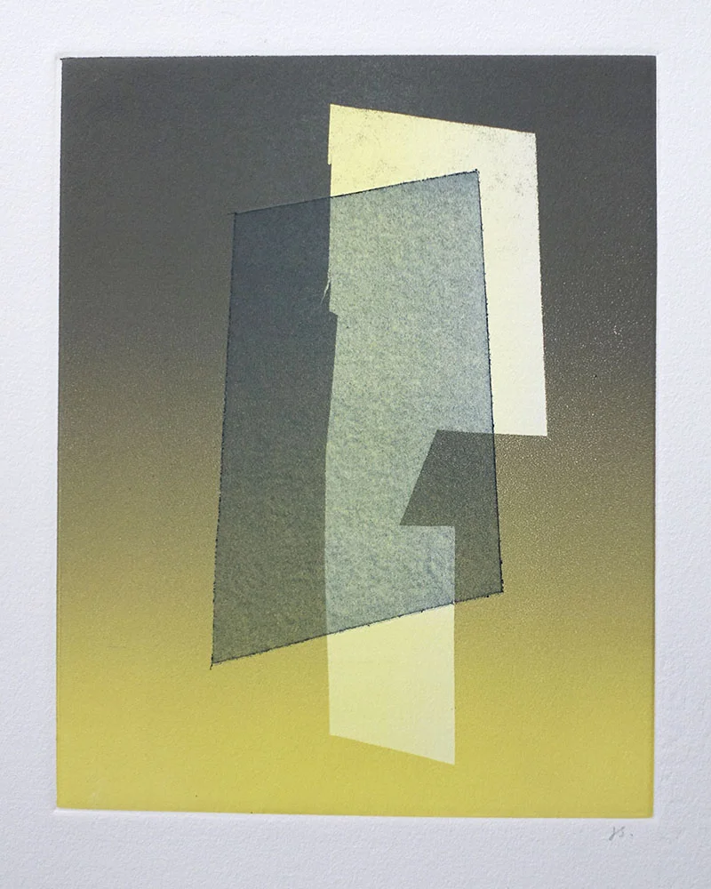   Untitled (V) , 2013 Monotype Image Size: 10 x 8 inches Paper Size: 15 x 11 inches Edition of 9 