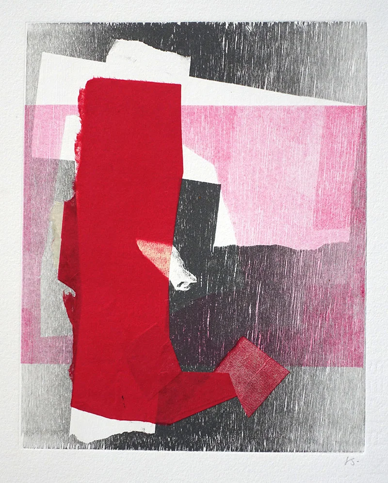   Untitled (I) , 2013 Monotype Image Size: 10 x 8 inches Paper Size: 15 x 11 inches Edition of 9 