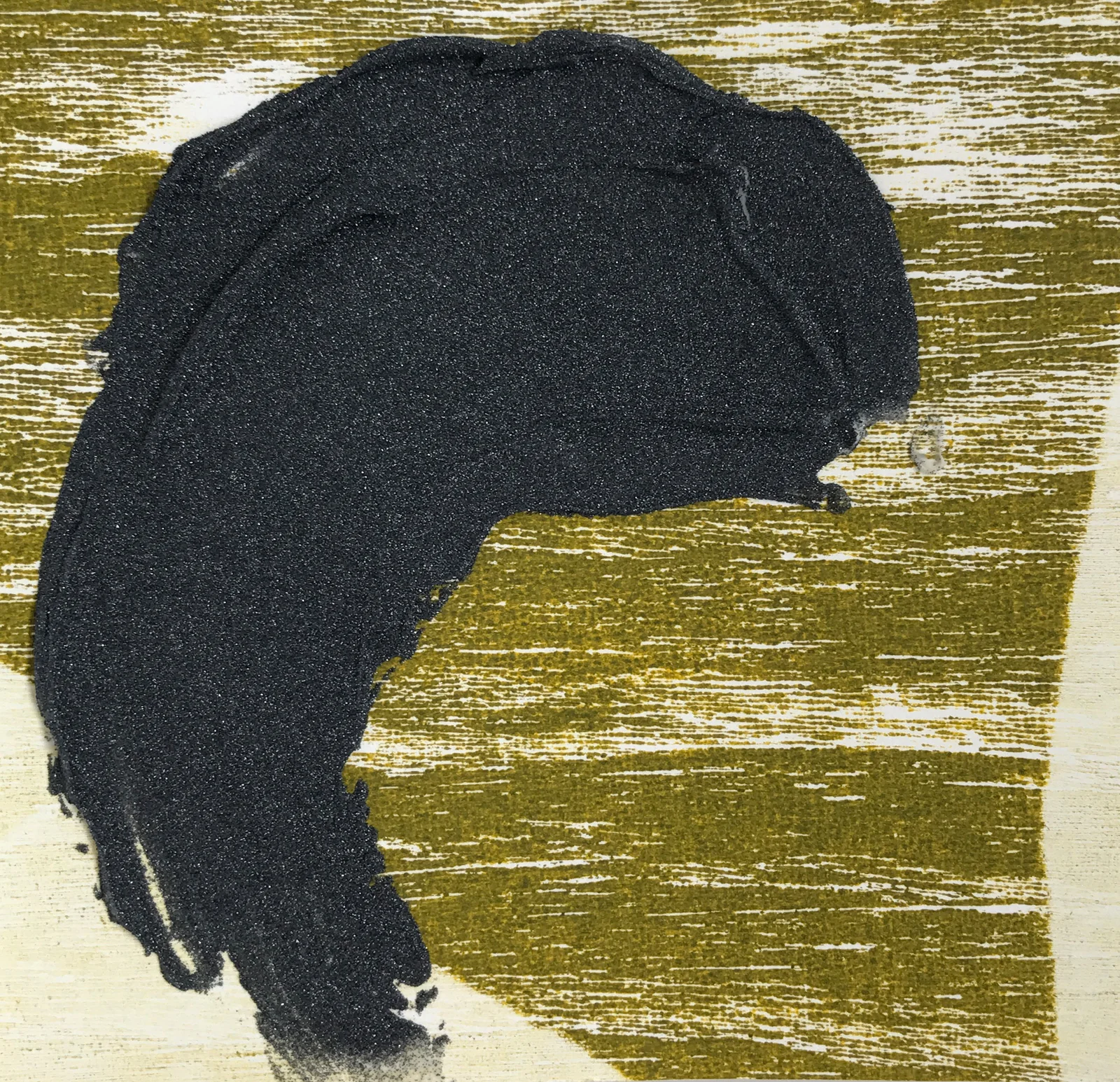 Untitled (III) , 2017 Monotype with mixed media Image & paper size: 5 x 5 inches Series of 5
