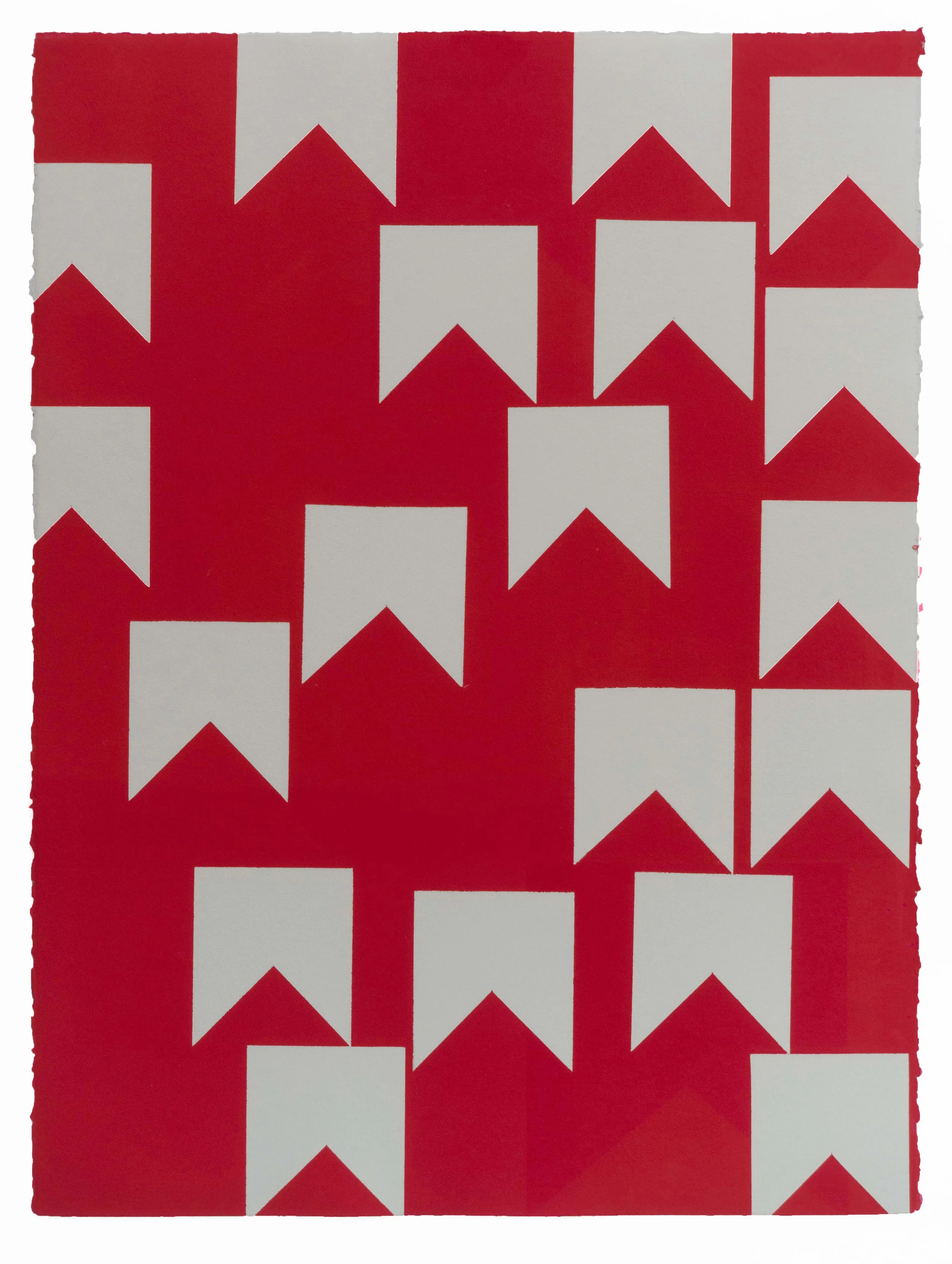 Untitled (XVI) , 2015 Monotype Image & paper size: 22 x 30 inches Series of 17