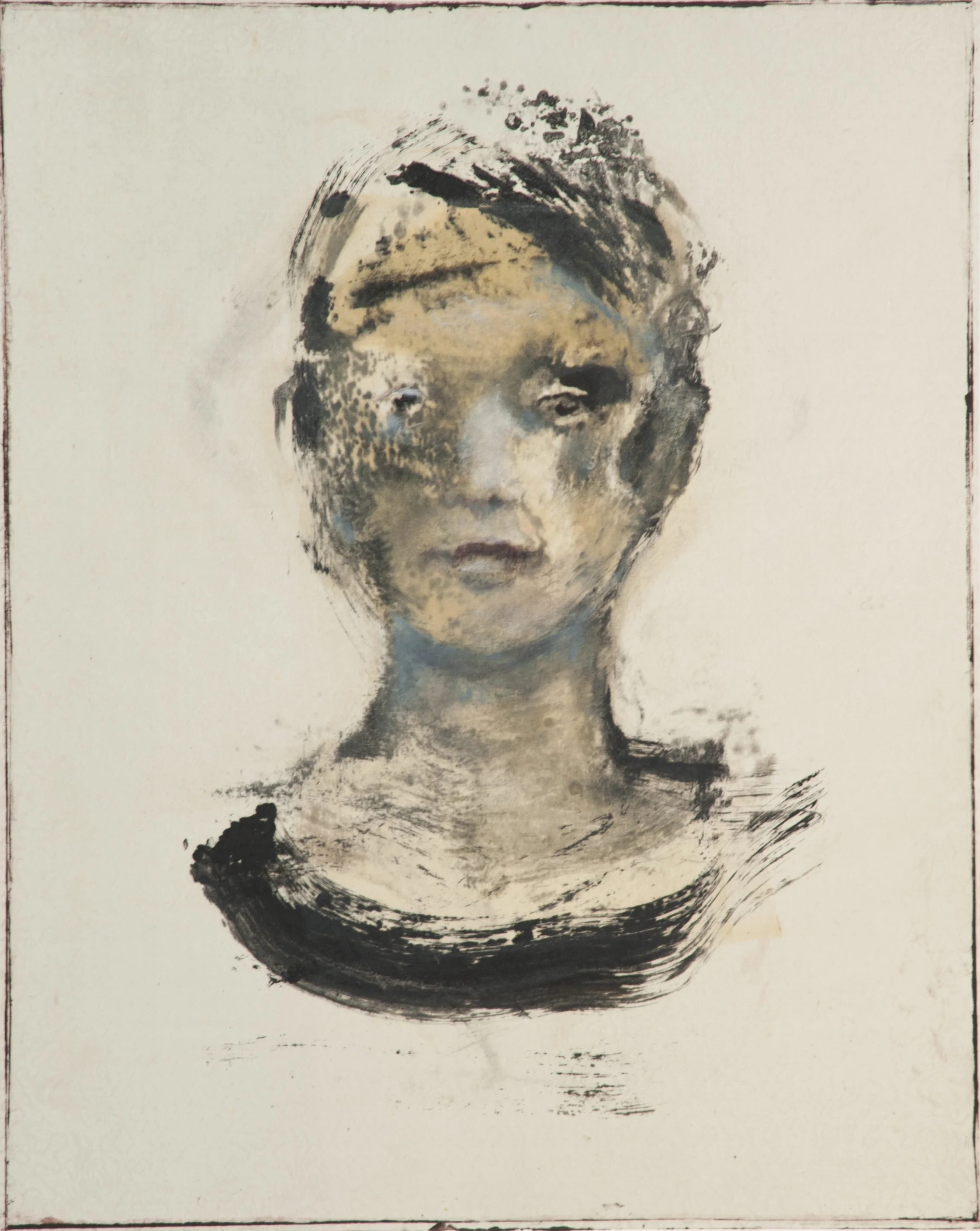 Sai la Vie , 2014 Monotype Image size: 16 x 12 inches Paper size: 30 x 22 inches