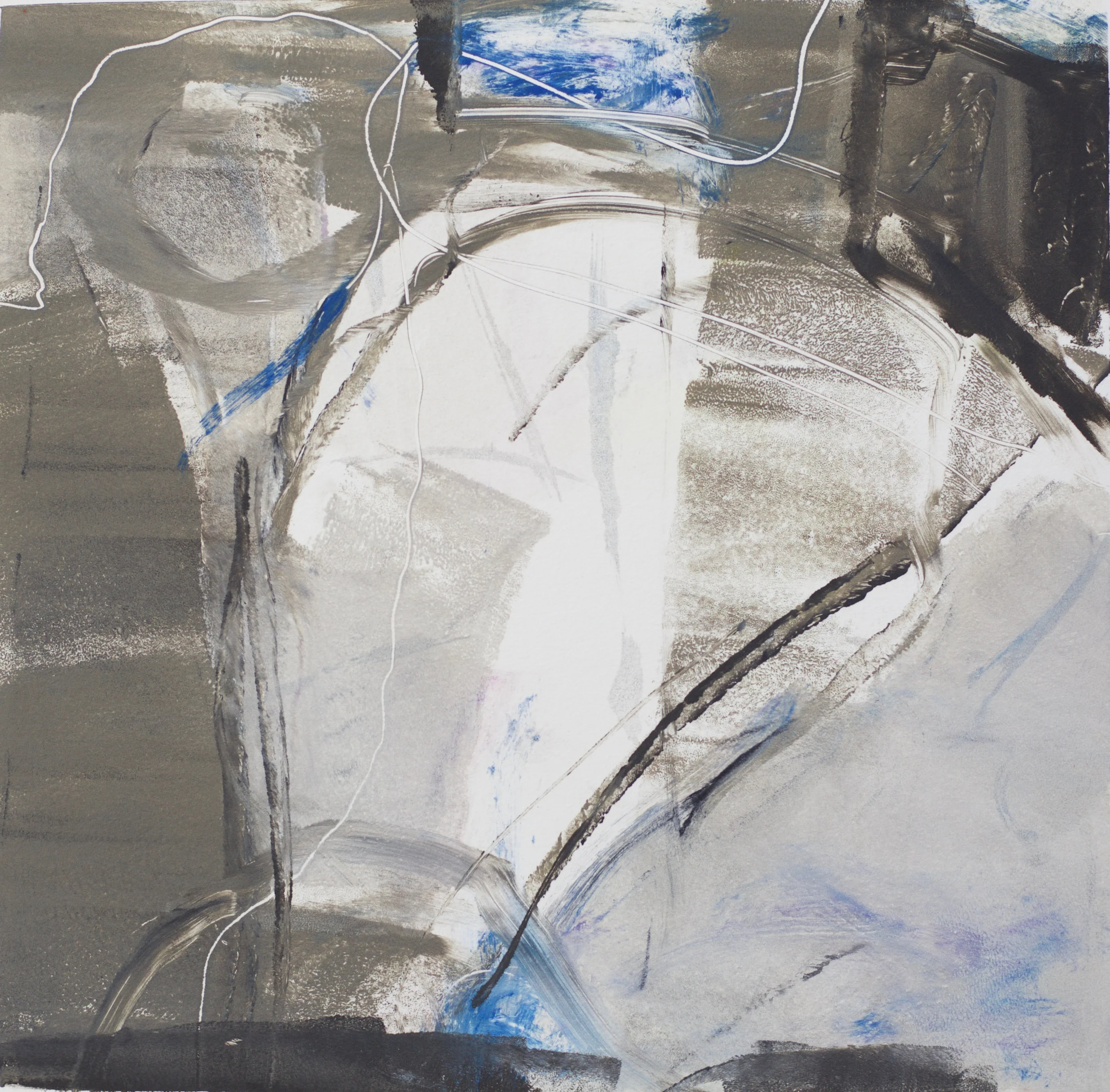 Table Mountain (X) , 2016 Monotype Image size: 12 x 12 inches Paper size: 22 x 15 inches Edition of 10