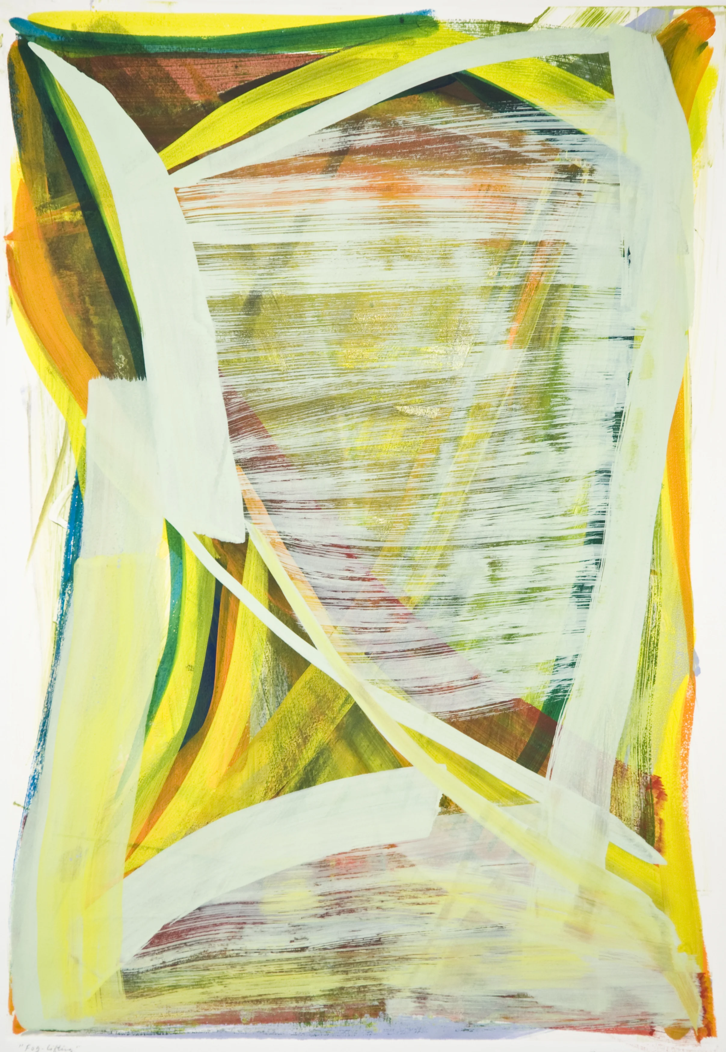 Rosanna Bruno Untitled , 2008 Monotype Image & paper size: 22 x 30 inches