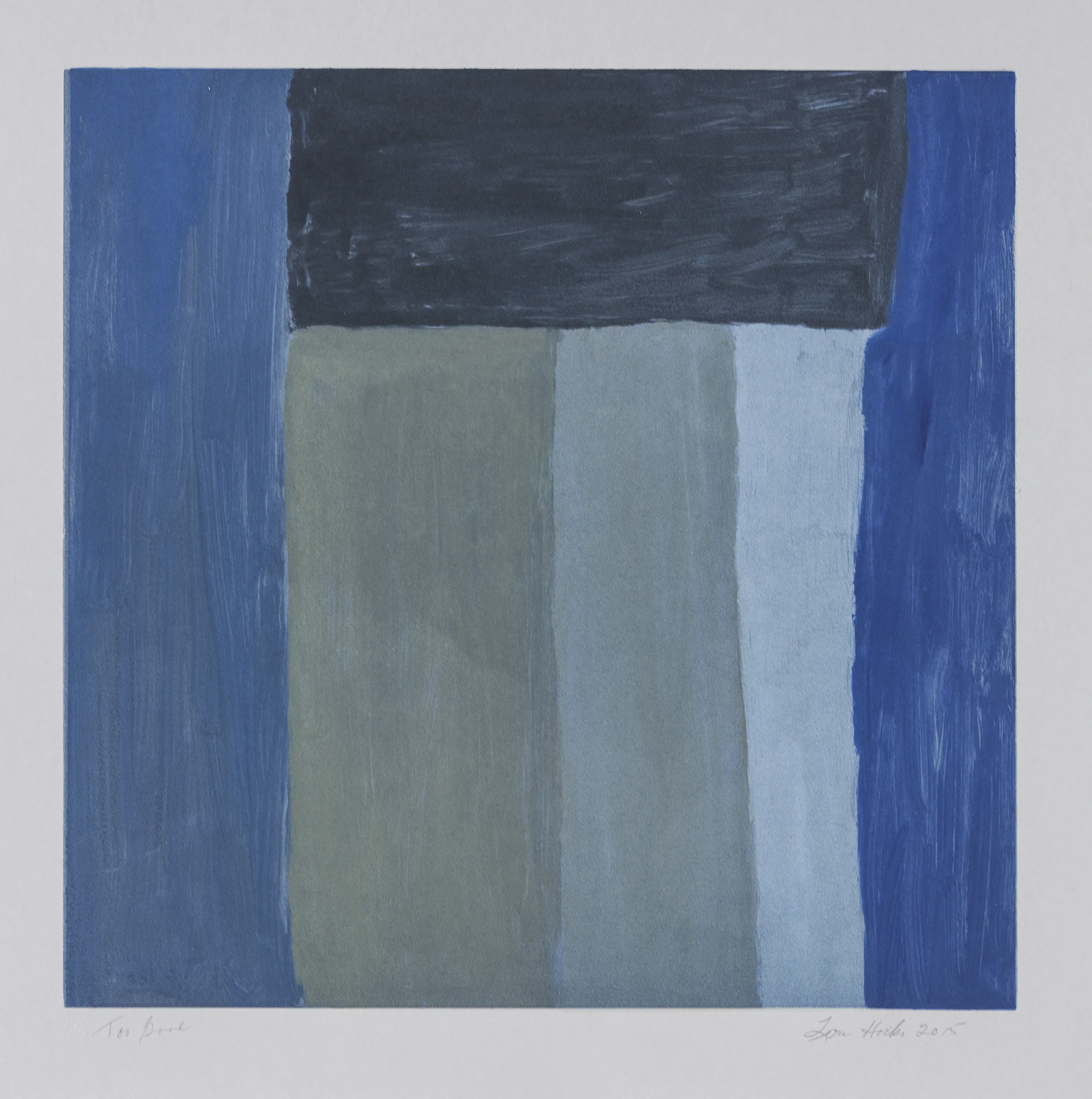 To Good , 2015 Monotype Image size: Paper size: 22 x 30 inches Series of 21