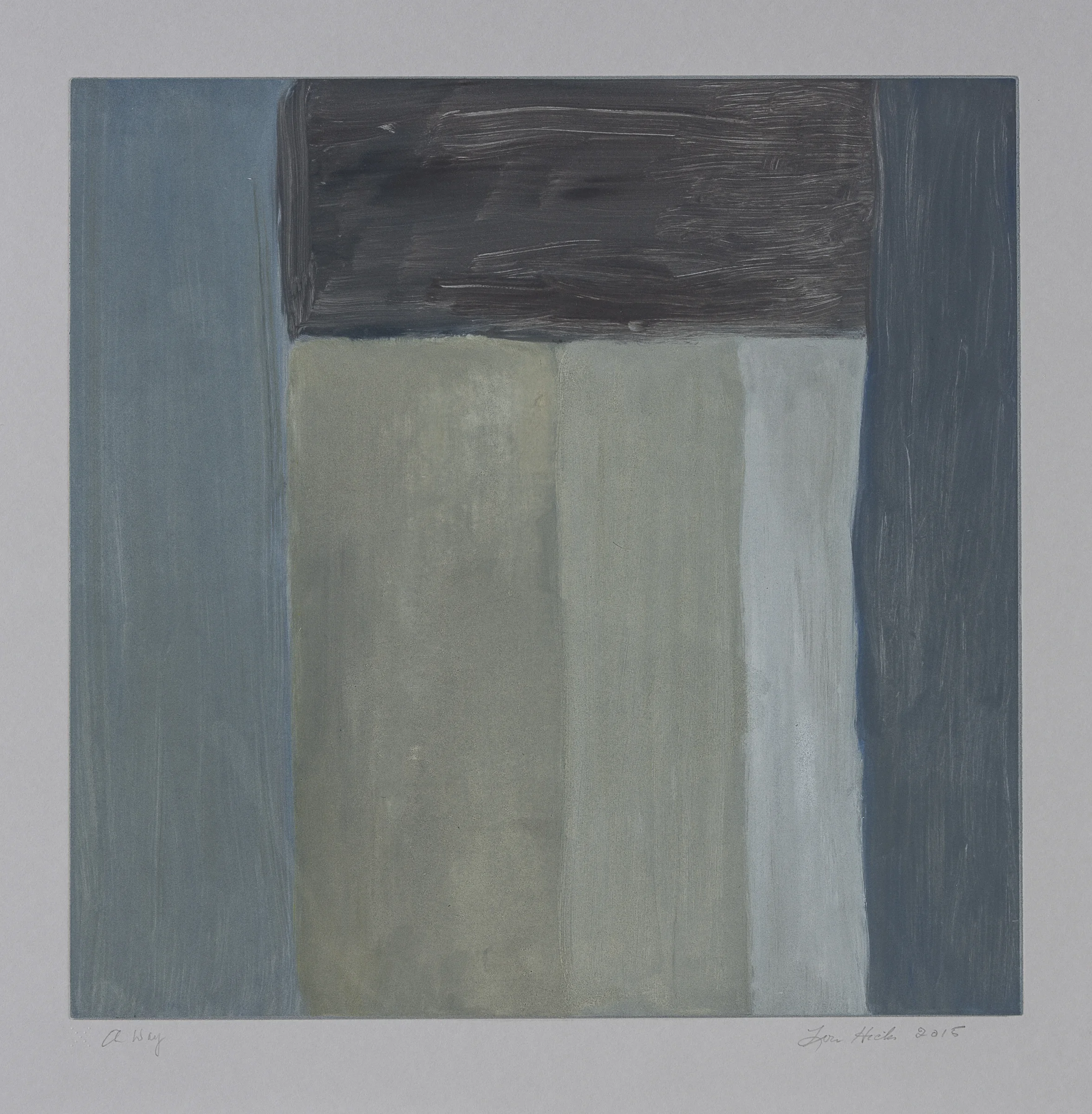A Way , 2015 Monotype Image size: Paper size: 22 x 30 inches Series of 21