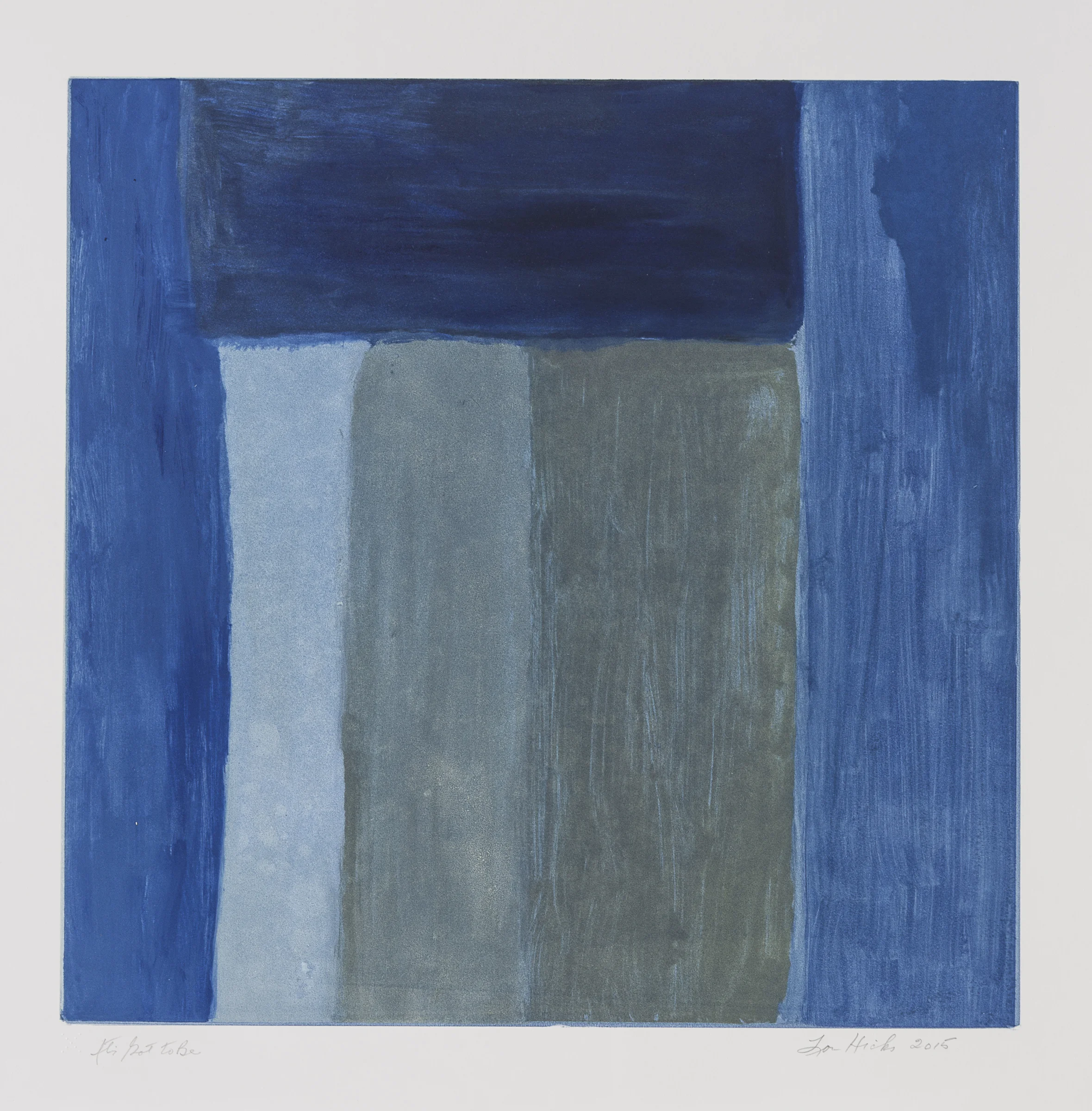 It’s Not To Be , 2015 Monotype Image size: Paper size: 22 x 30 inches Series of 21