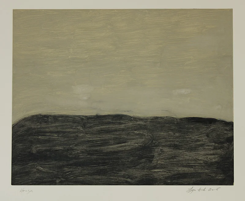   Horizon , 2015 Monotype Image size: 15.75 x 19.75 inches Paper size: 22 x 30 inches Series of 24 