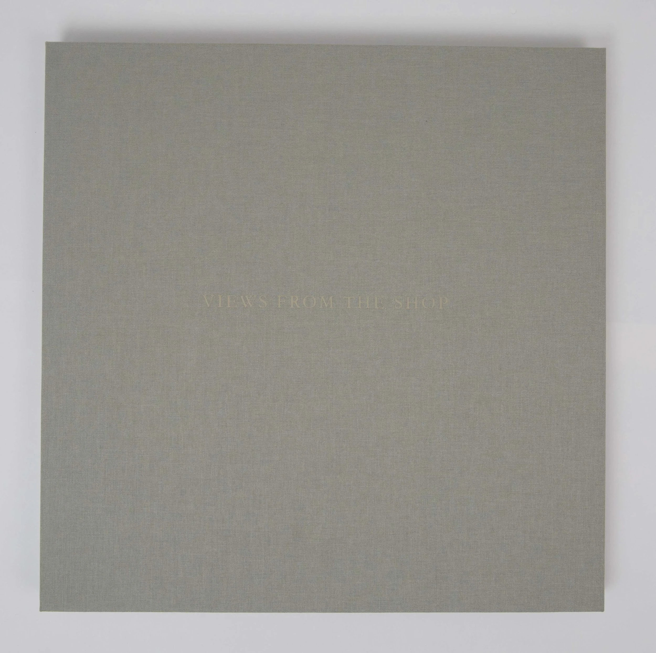 Views from the Shop (Light Grey) , 2016 Monotype Book (Cover) Image size: 7 x 7 inches Book size: 12.25 x 12.25 inches Edition of 10 books with 8 unique monotypes