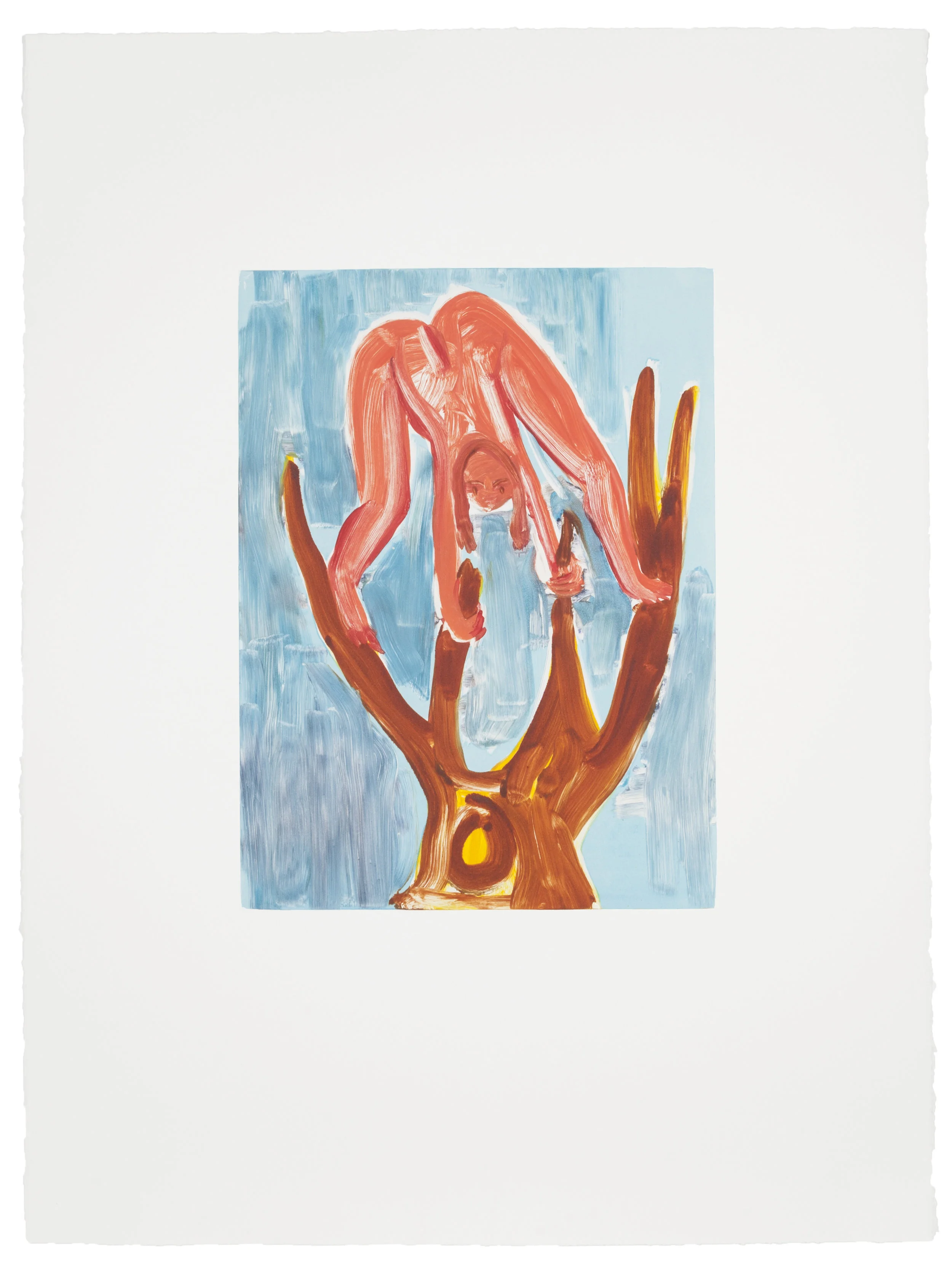“Wild Thing”, 2018 Monotype Image size: 15.5 x 11.75 inches Paper size: 30 x 22 inches Series of 4