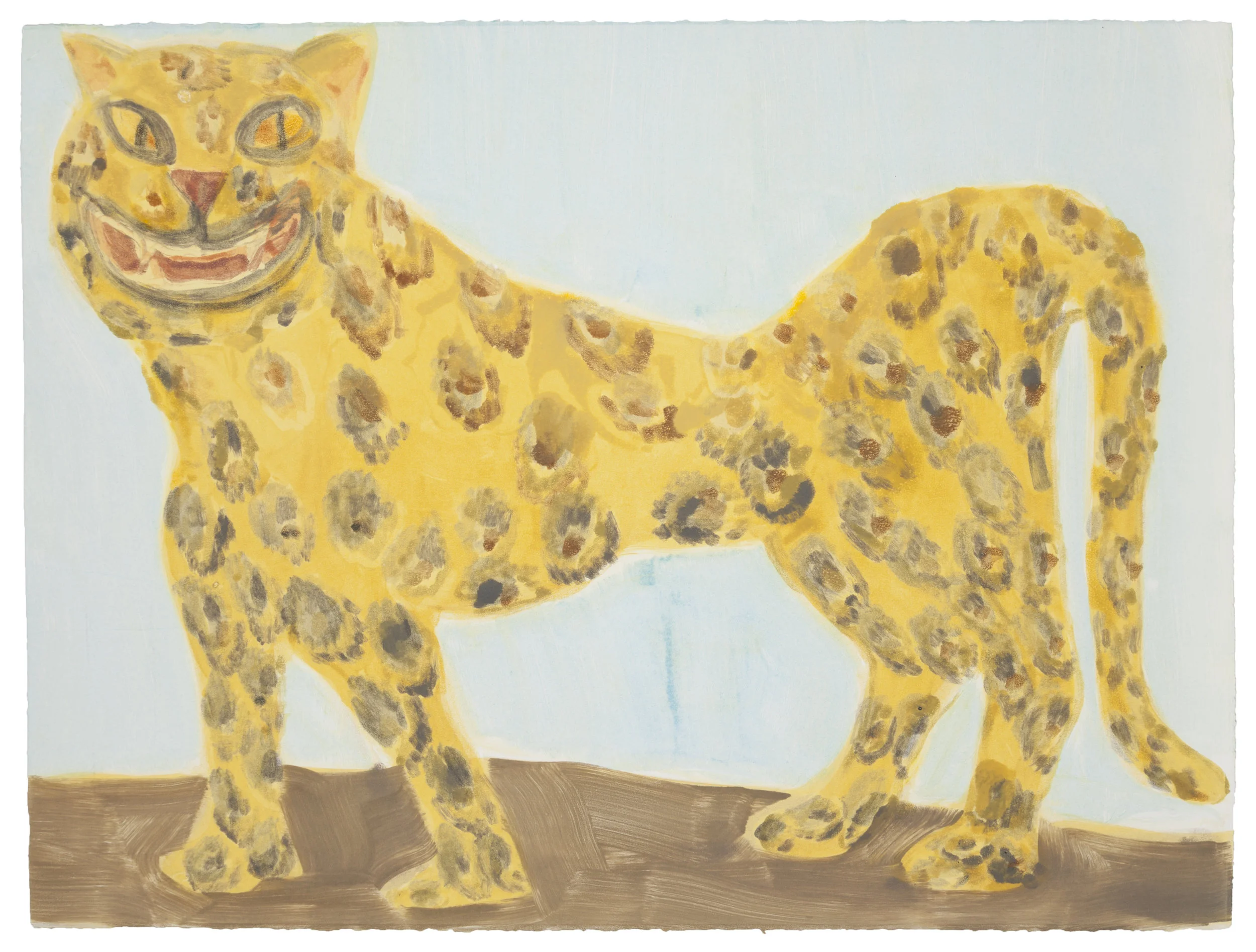   “Beast I”, 2018  Monotype Image &amp; paper size: 22 x 30 inches 