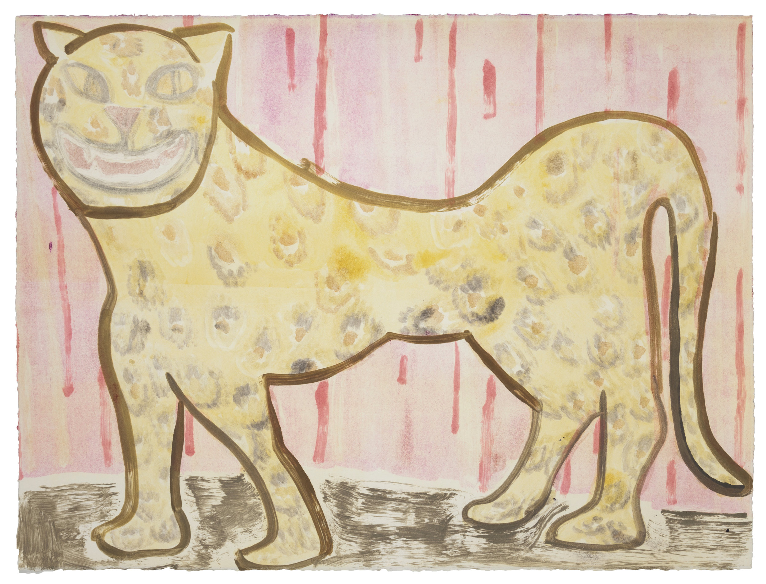   “Echo”, 2018  Monotype Image &amp; paper size: 22 x 30 inches 