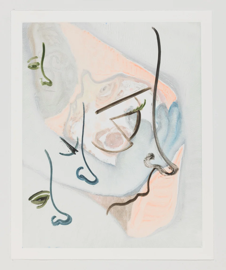 Who Nose , 2018 Monotype Image size: 20 x 16 inches Paper size: 22 x 18 inches Series of 5