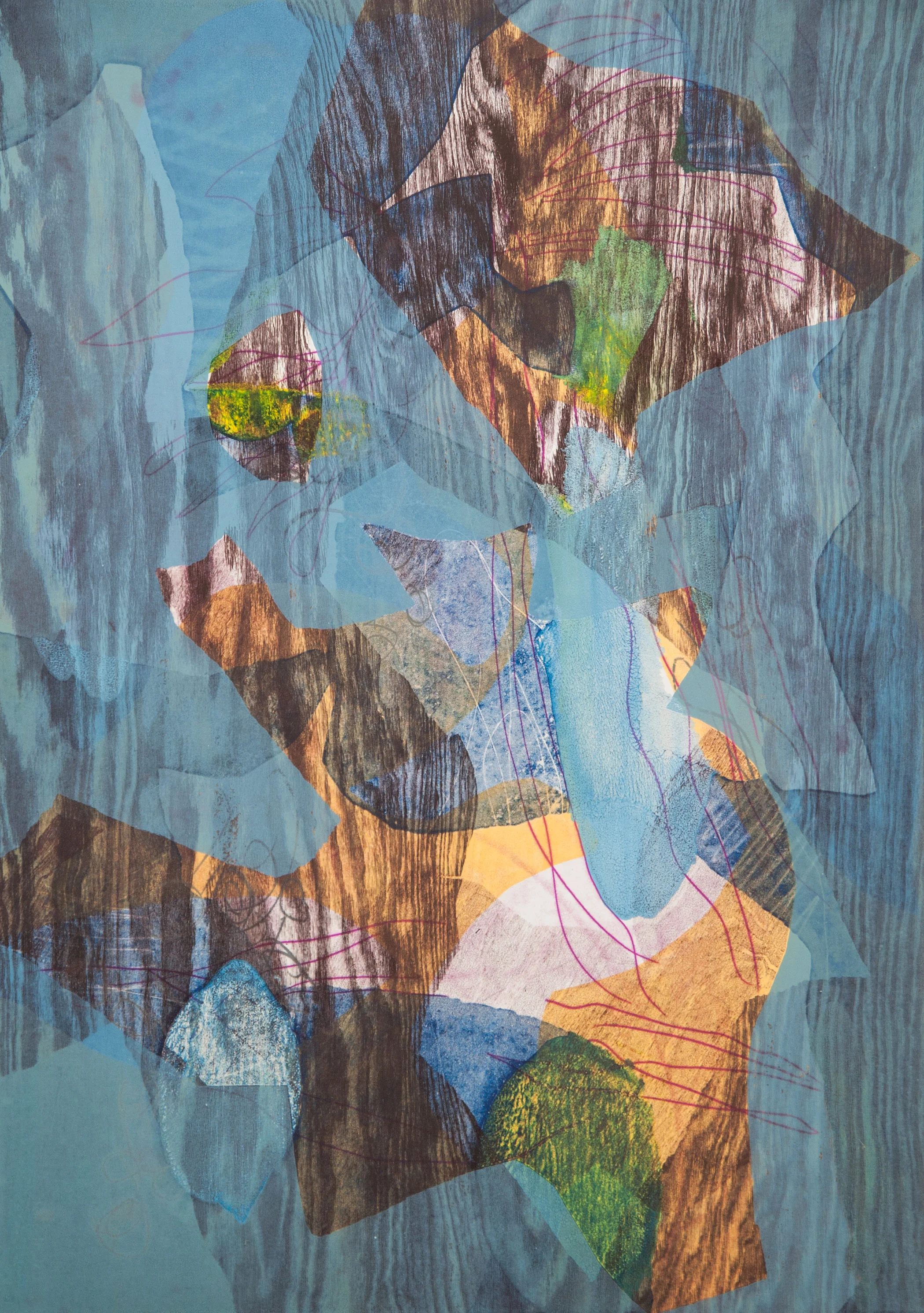 Untitled , 2018 Construction Print Image and paper: 41 x 27 inches