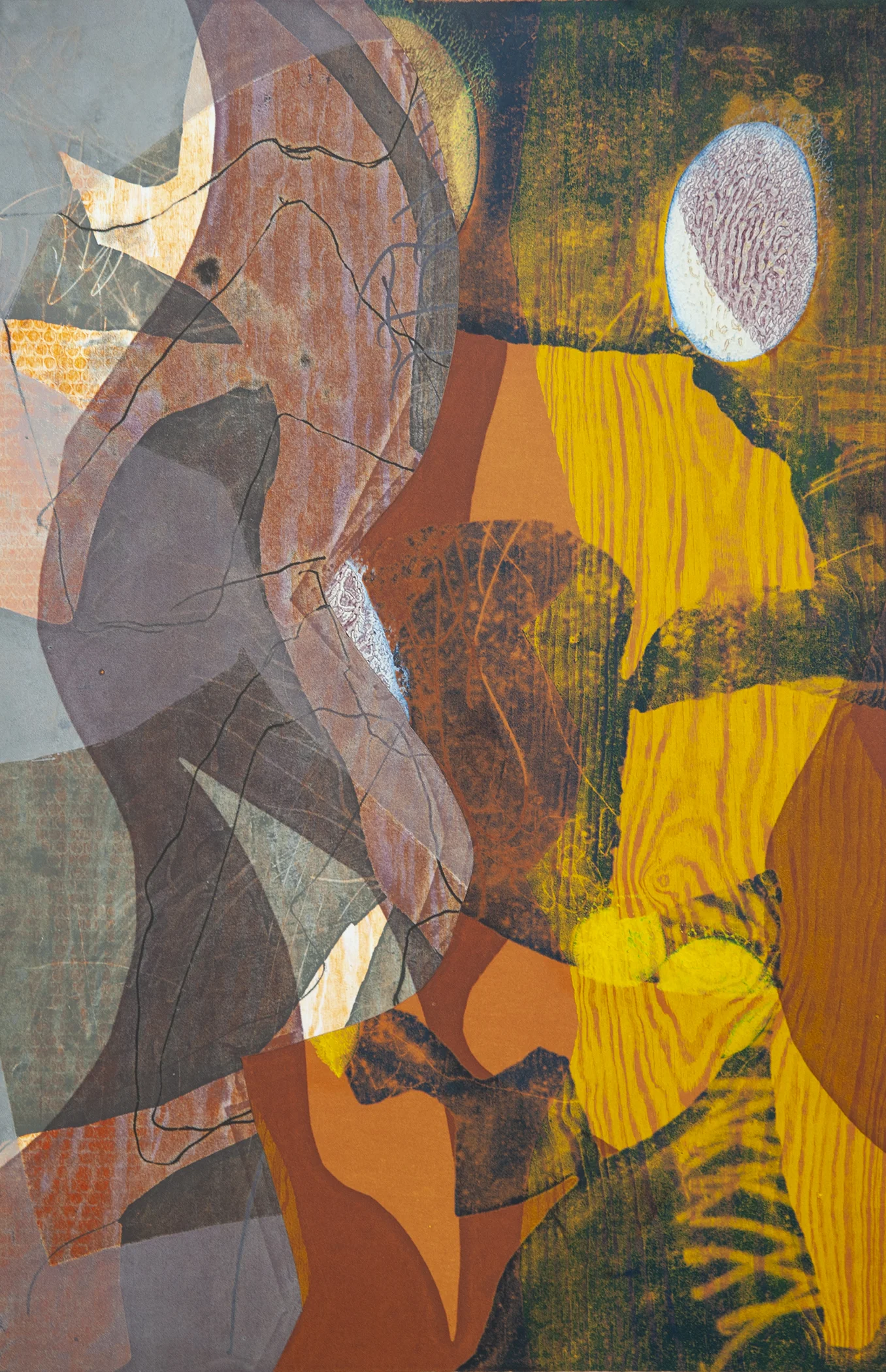 Untitled , 2018 Construction Print Image and paper: 41 x 27 inches