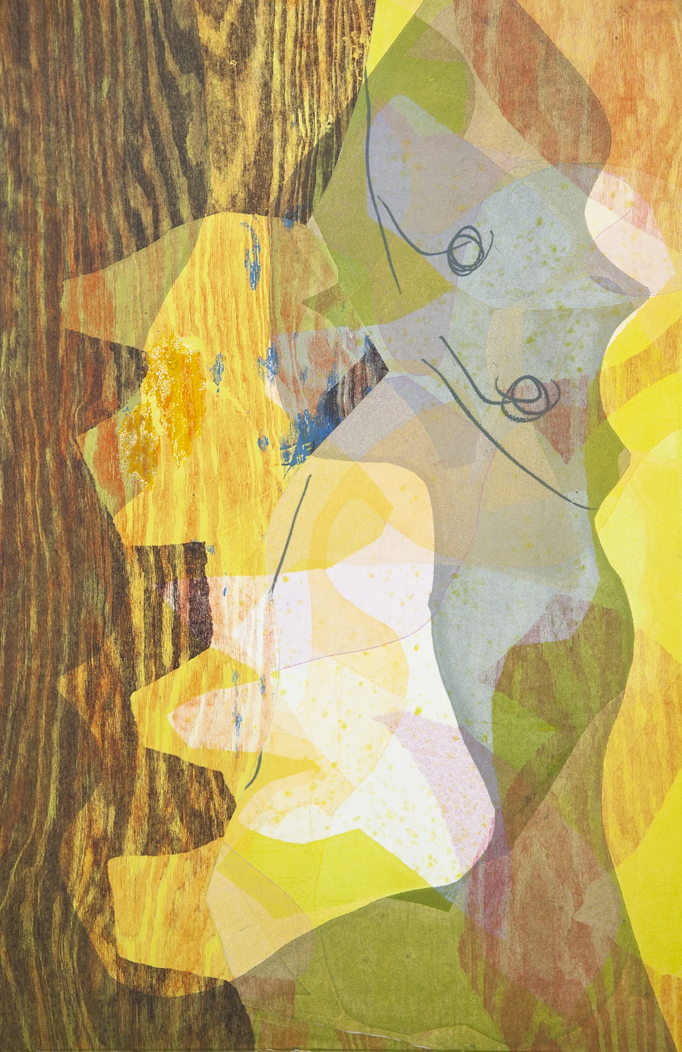 Untitled , 2018 Construction Print Image and paper: 41 x 27 inches