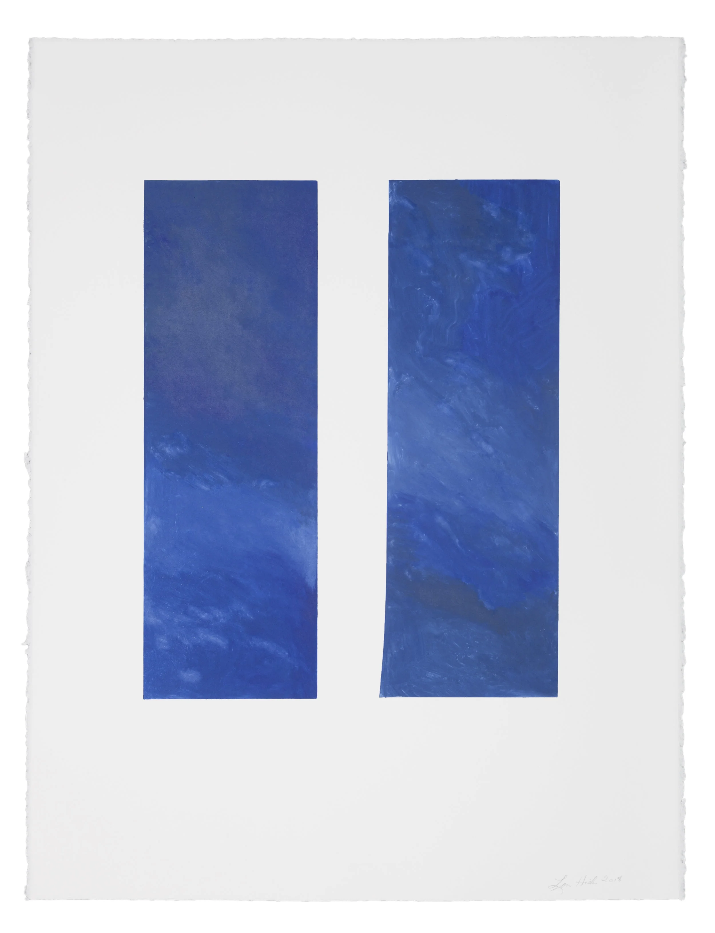 Untitled (VI) , 2018 Monotype Image and Paper Size: 30 x 22 inches