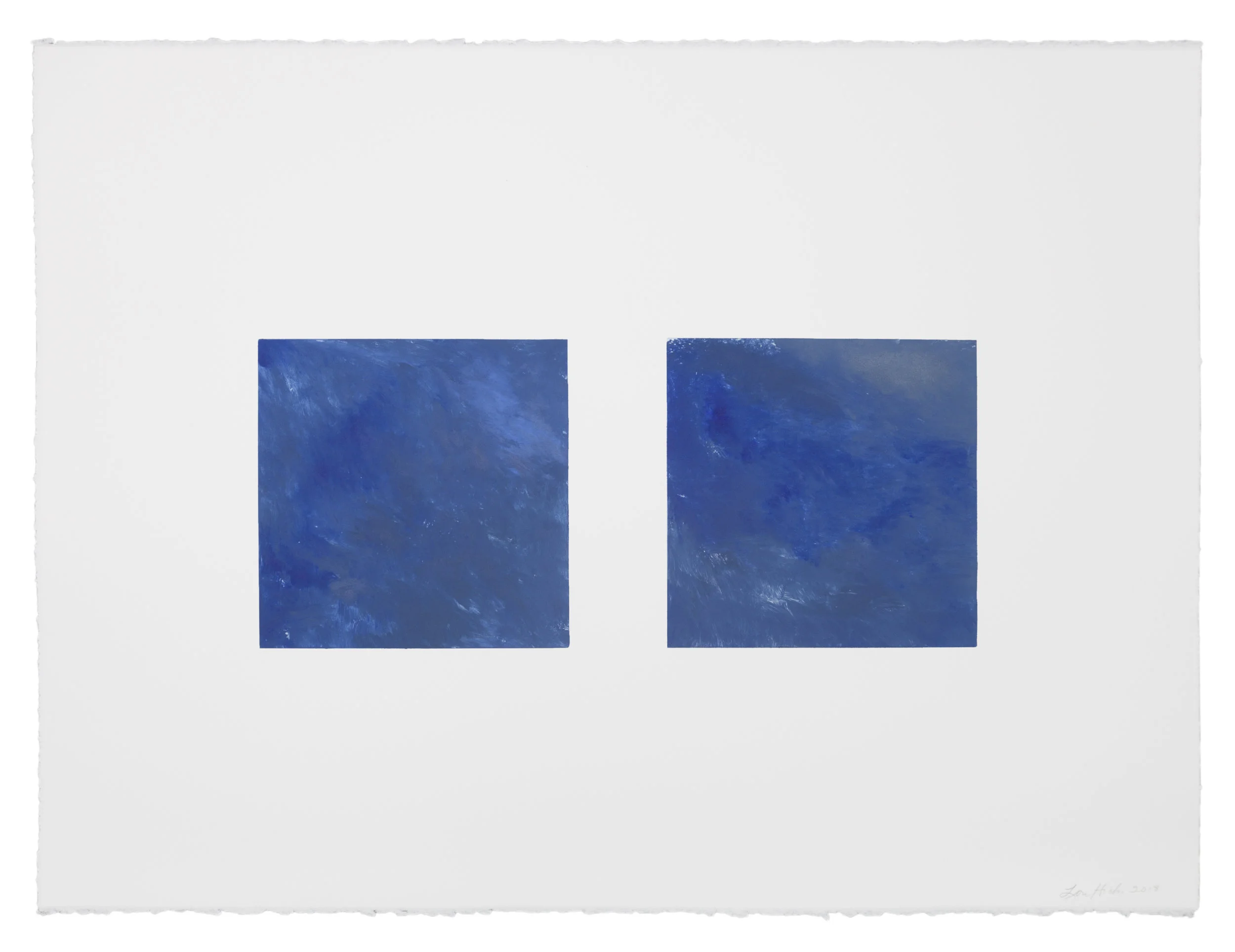 Untitled (I) , 2018 Monotype Image and Paper Size: 22 x 30 inches