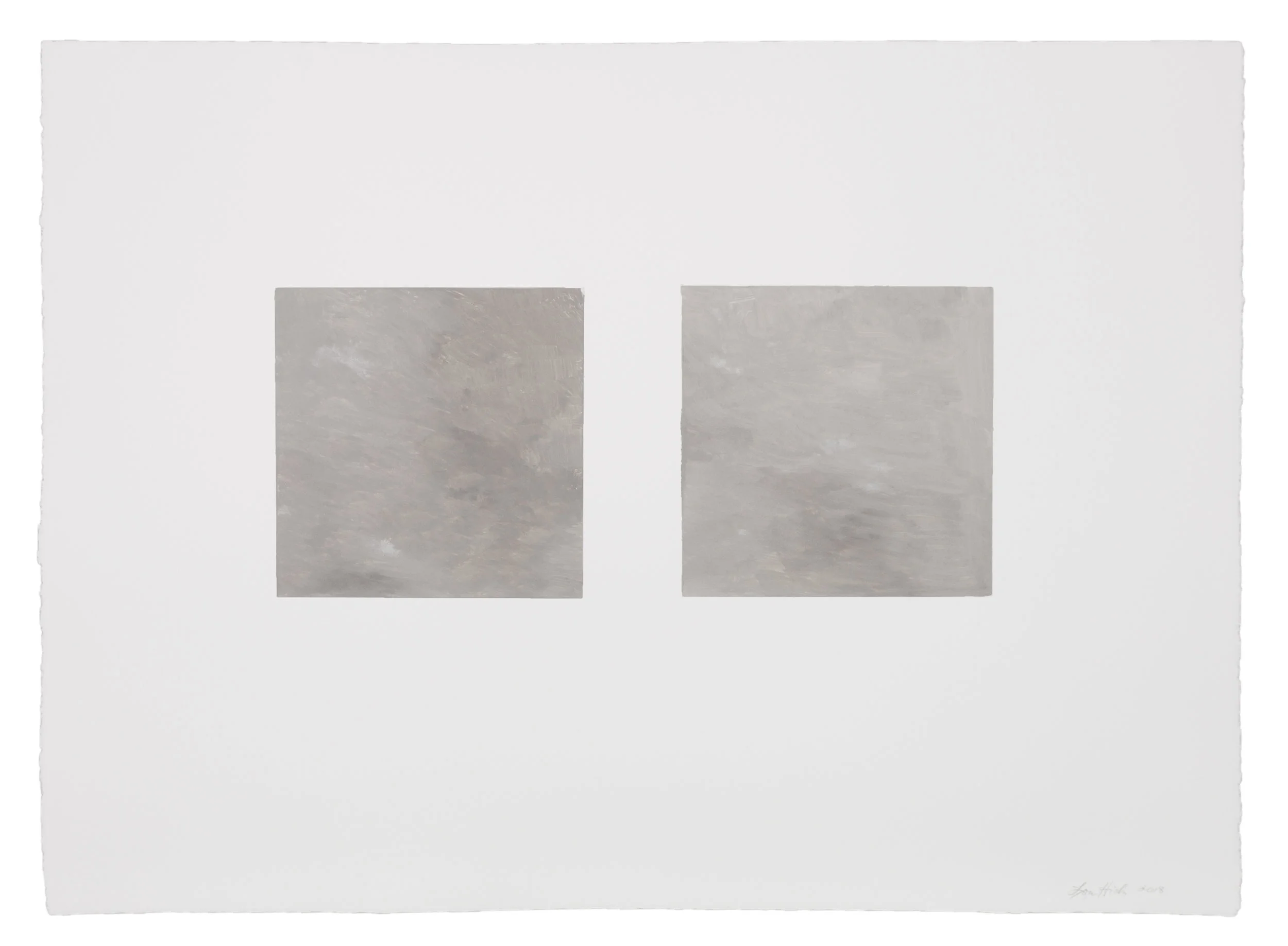 Untitled (V) , 2018 Monotype Image and Paper Size: 22 x 30 inches