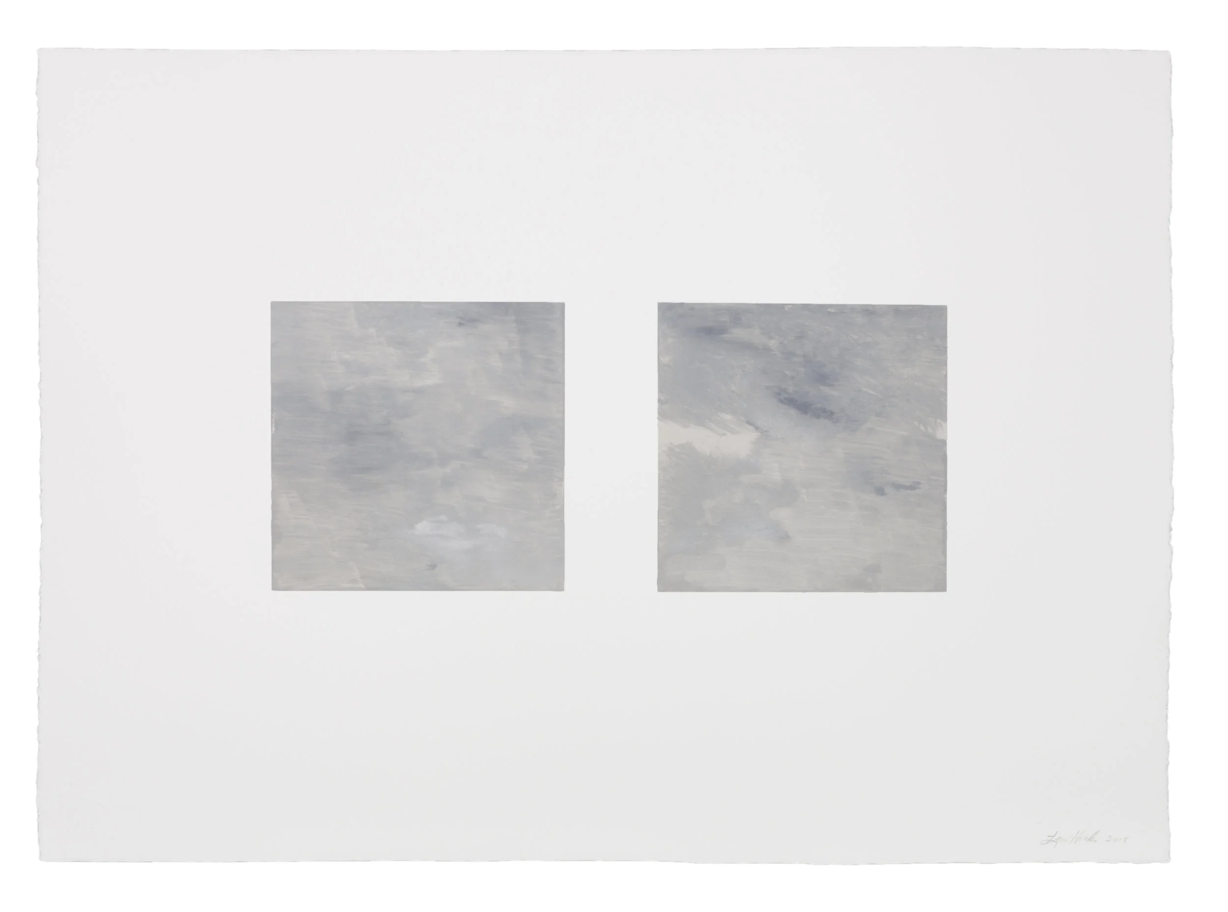 Untitled (VI) , 2018 Monotype Image and Paper Size: 22 x 30 inches