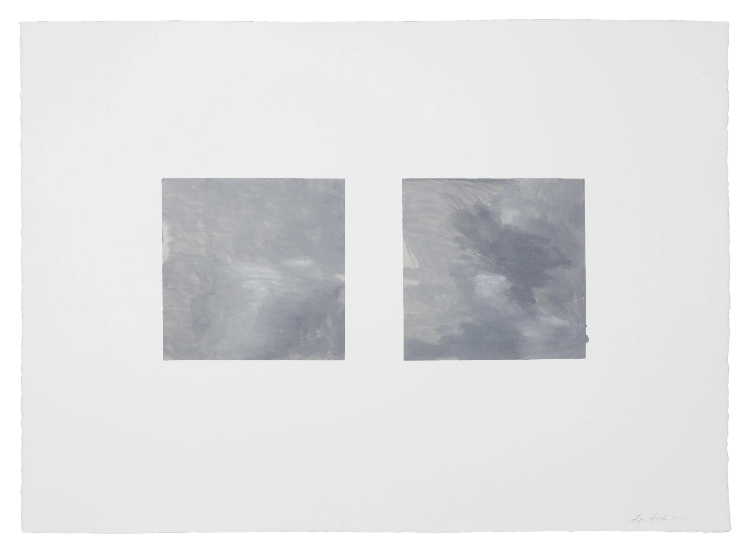 Untitled (VII) , 2018 Monotype Image and Paper Size: 22 x 30 inches