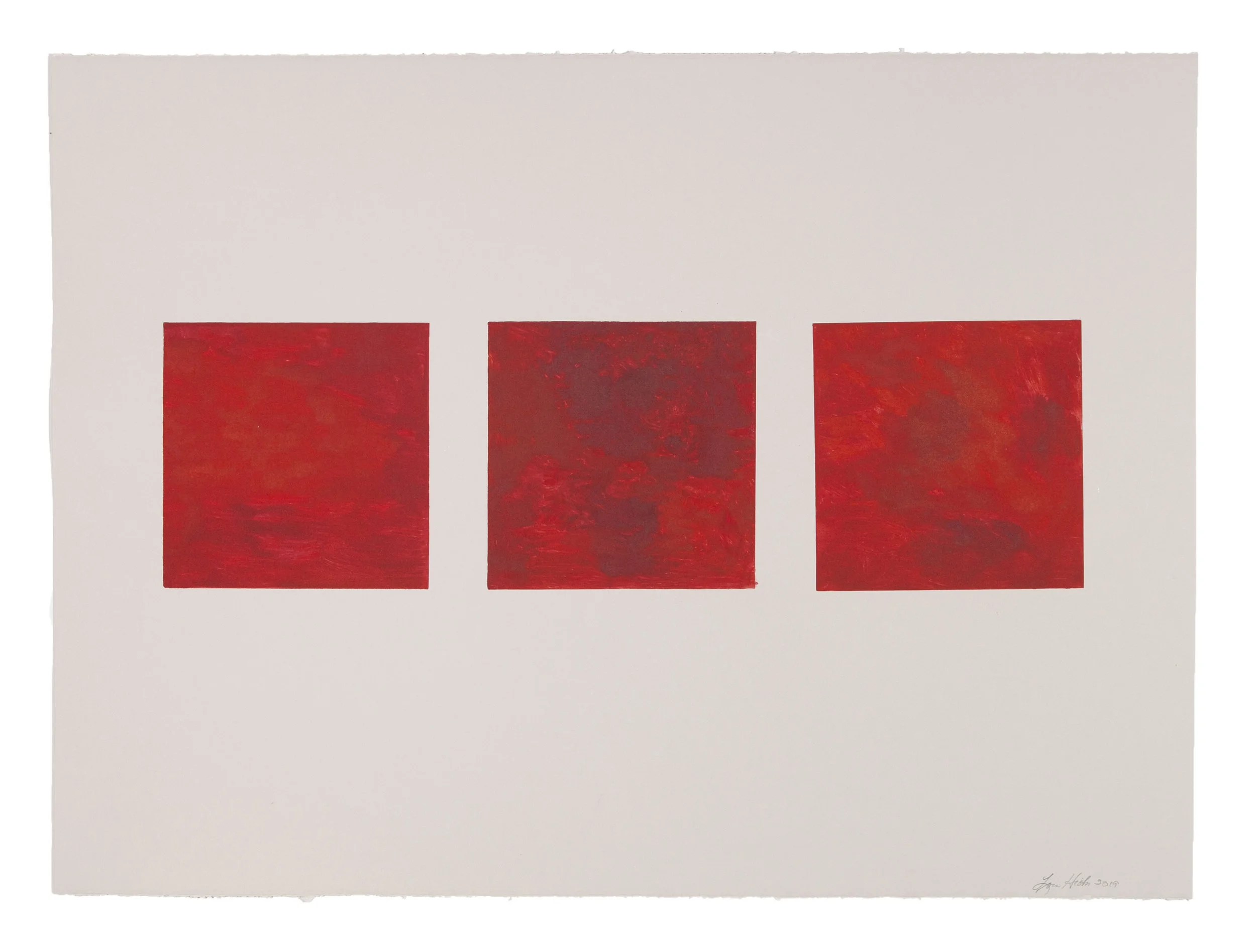 Untitled, 2019 Monotype Image and Paper size: 22 x 30 inches
