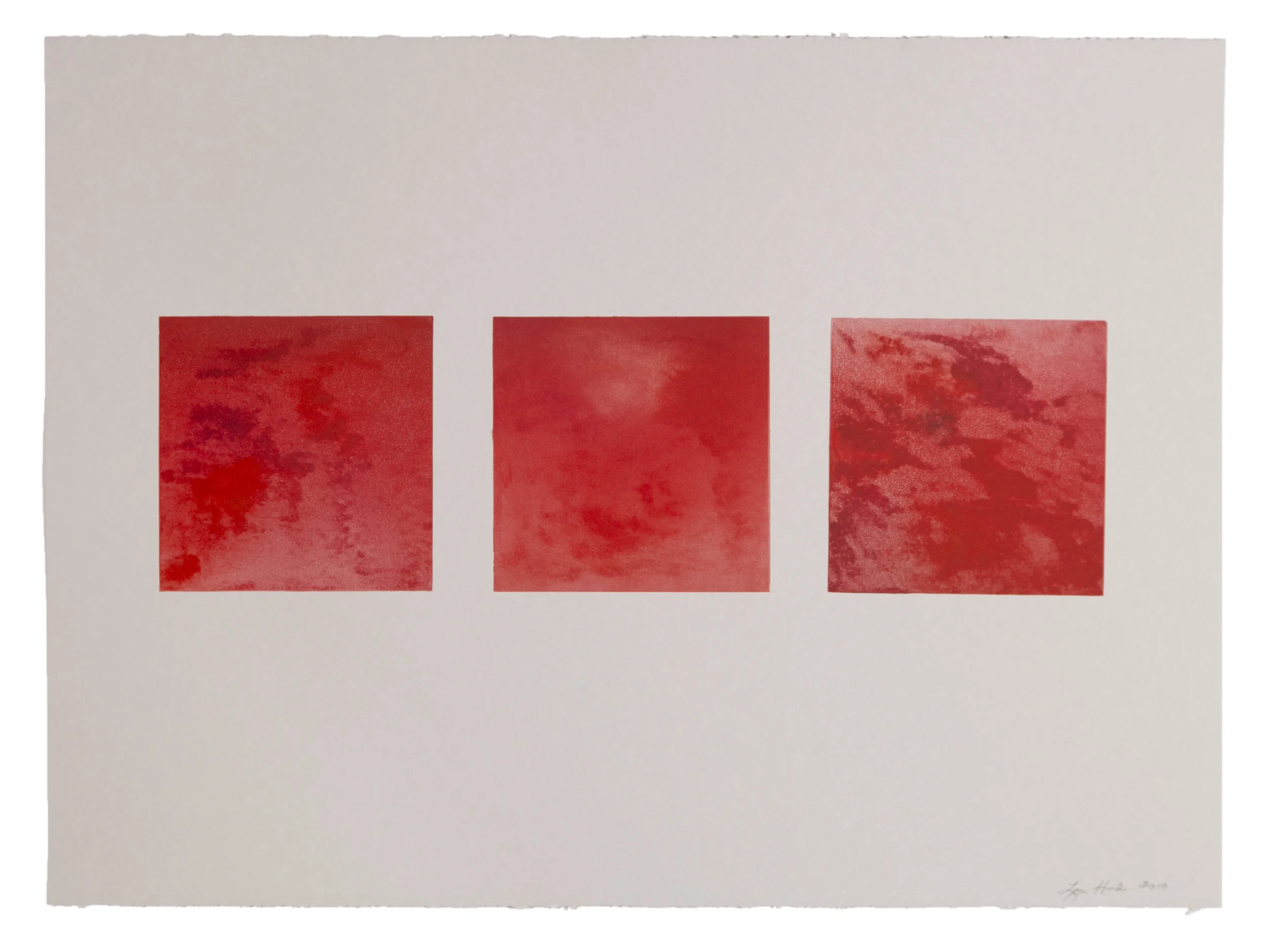 Untitled, 2019 Monotype Image and Paper size: 22 x 30 inches