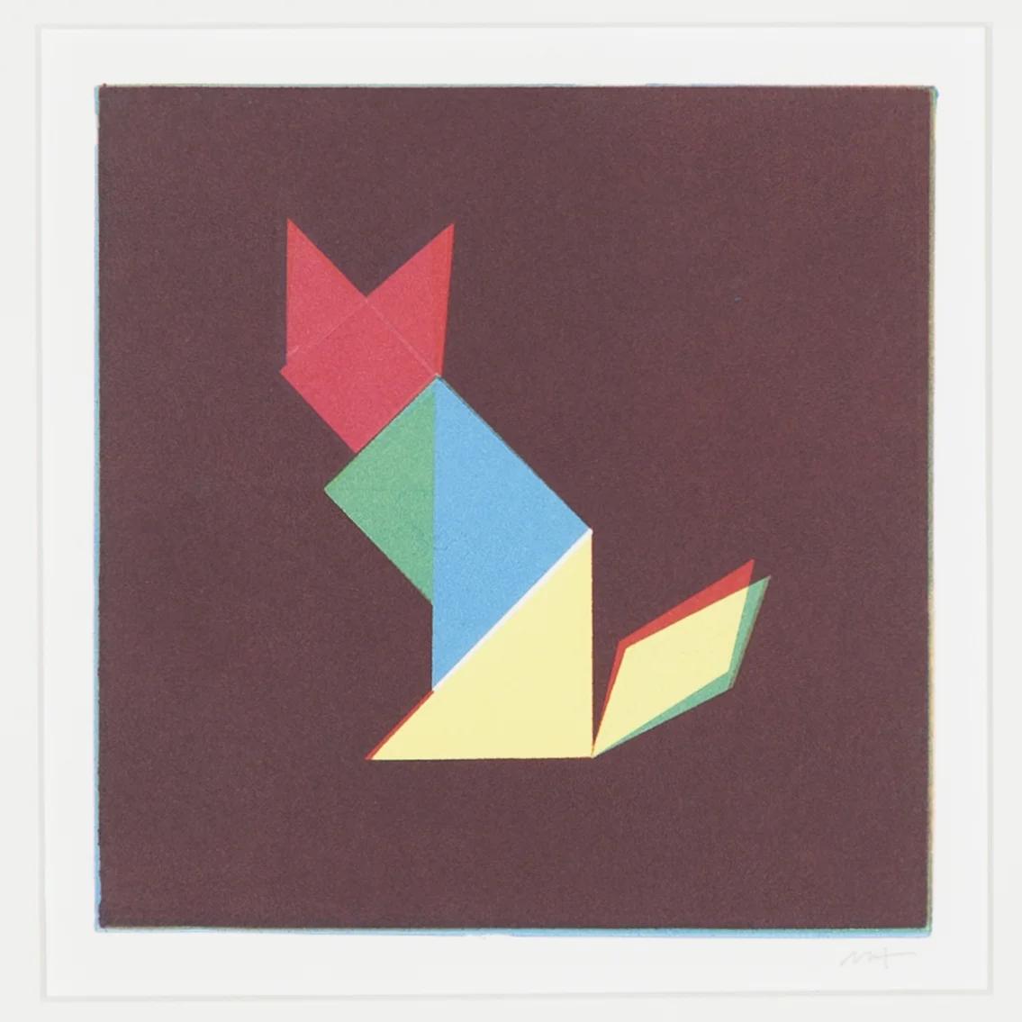 Untitled , 2019 Monotype Image size: 7.25 x 7.25 inches Paper size: 11 x 15 inches